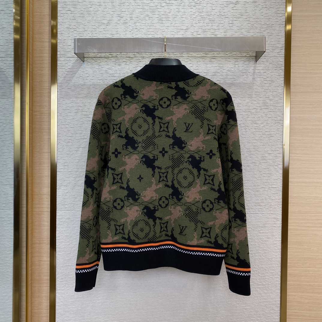 Louis Vuitton Jacquard Wool Bomber Blouson   1AFXSB - DopestKickz