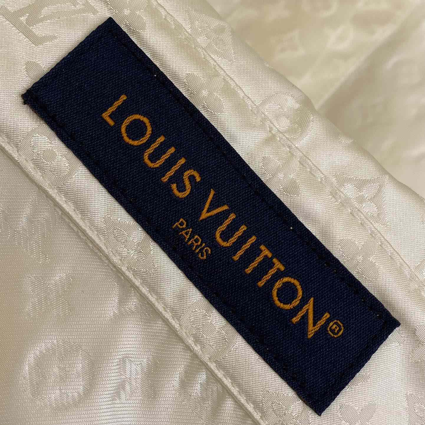 Louis Vuitton Monogram Long-Sleeved Silk Shirt - DopestKickz