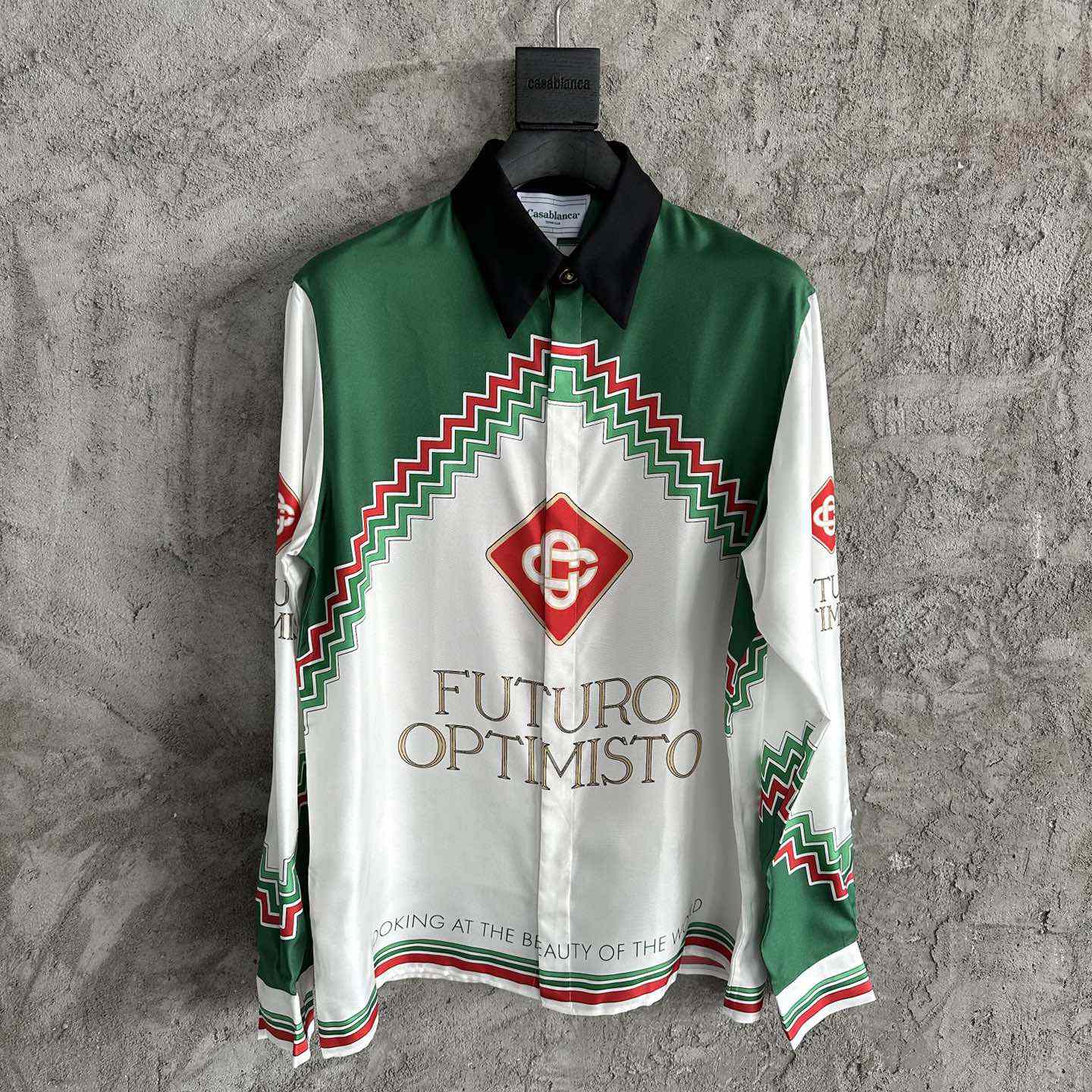 Casablanca Futuro Optimisto Print Shir - DopestKickz