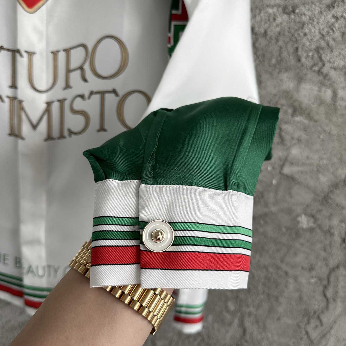 Casablanca Futuro Optimisto Print Shir - DopestKickz