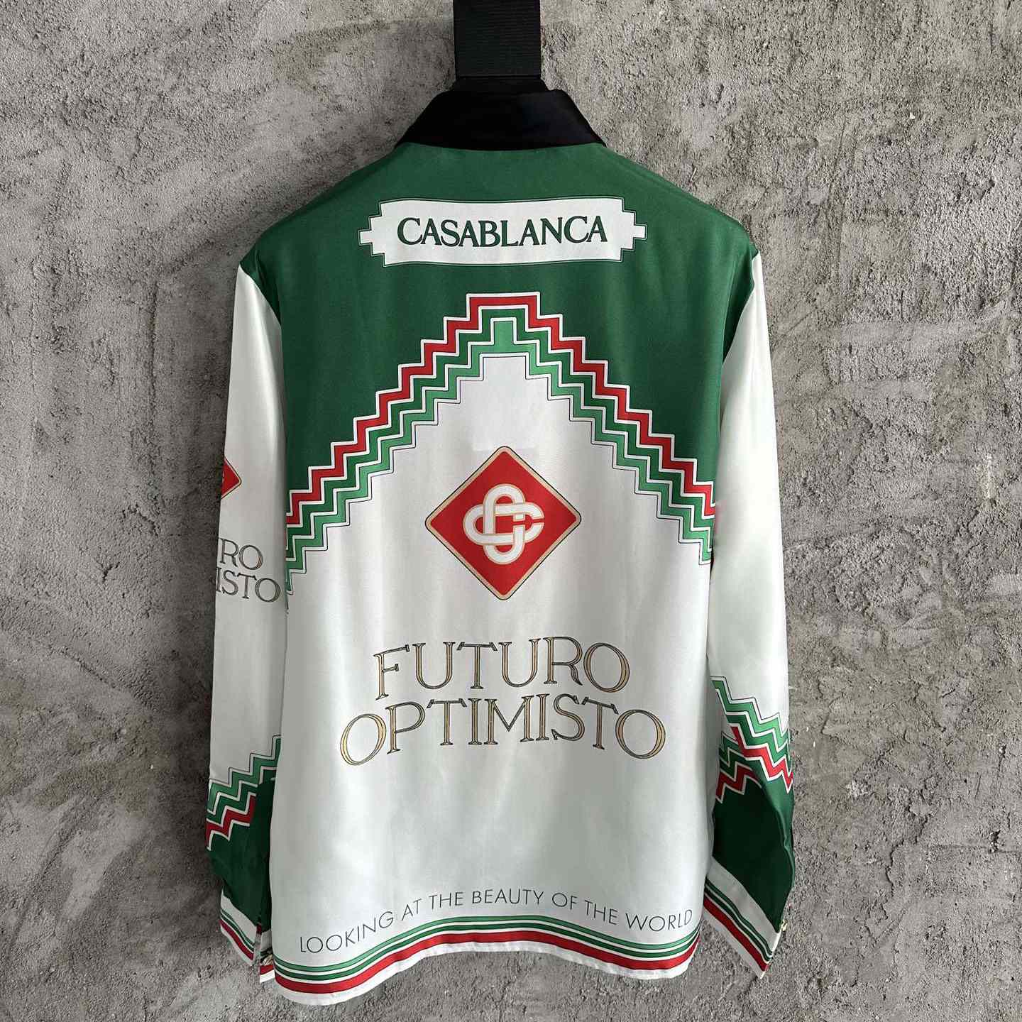 Casablanca Futuro Optimisto Print Shir - DopestKickz
