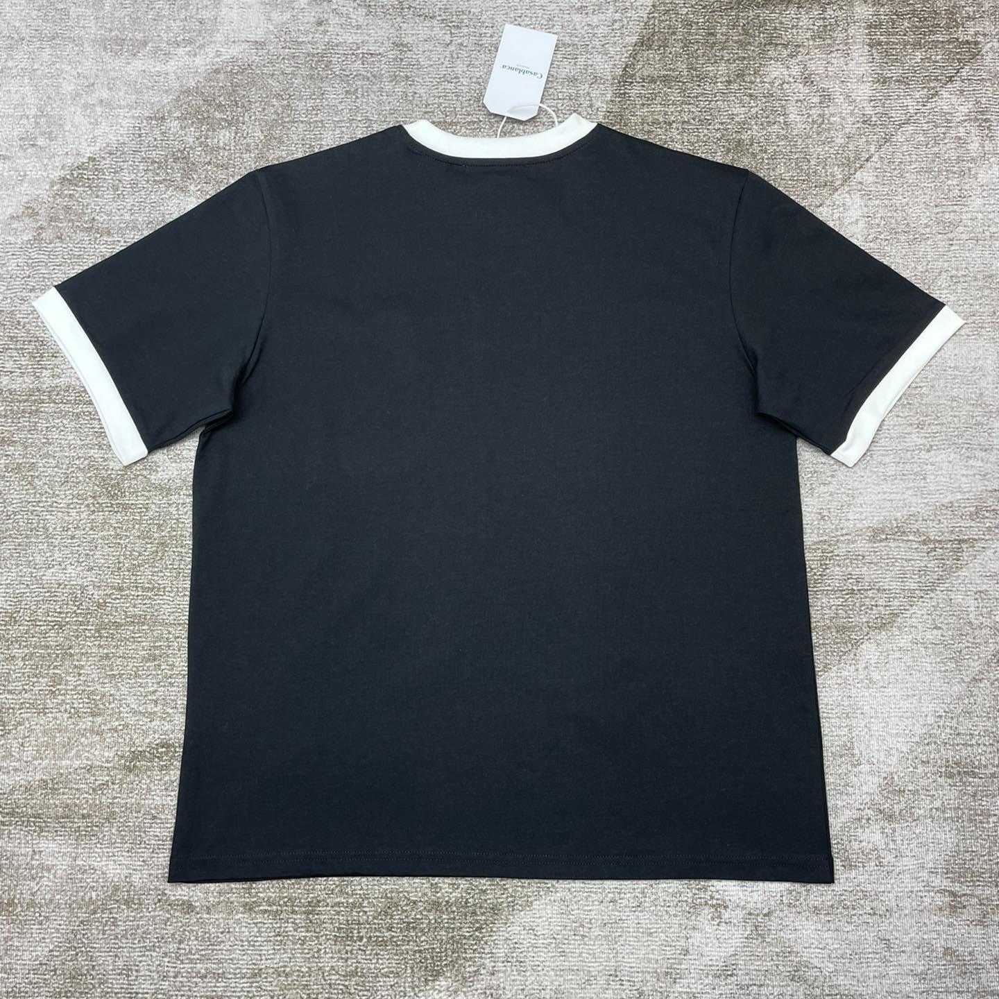 Casablanca Cotton T-Shirt   C910 - DopestKickz