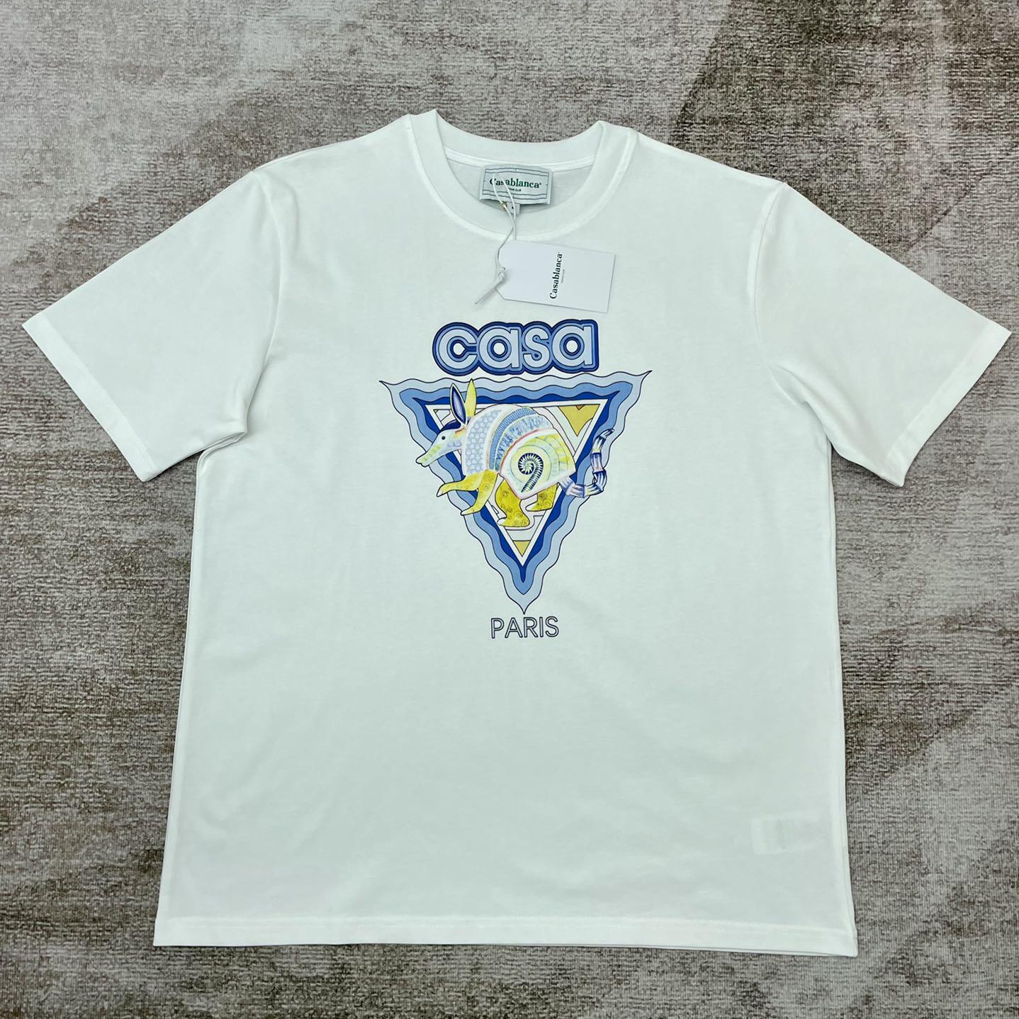 Casablanca White Alebrije Armadillo T-Shirt   c735 - DopestKickz
