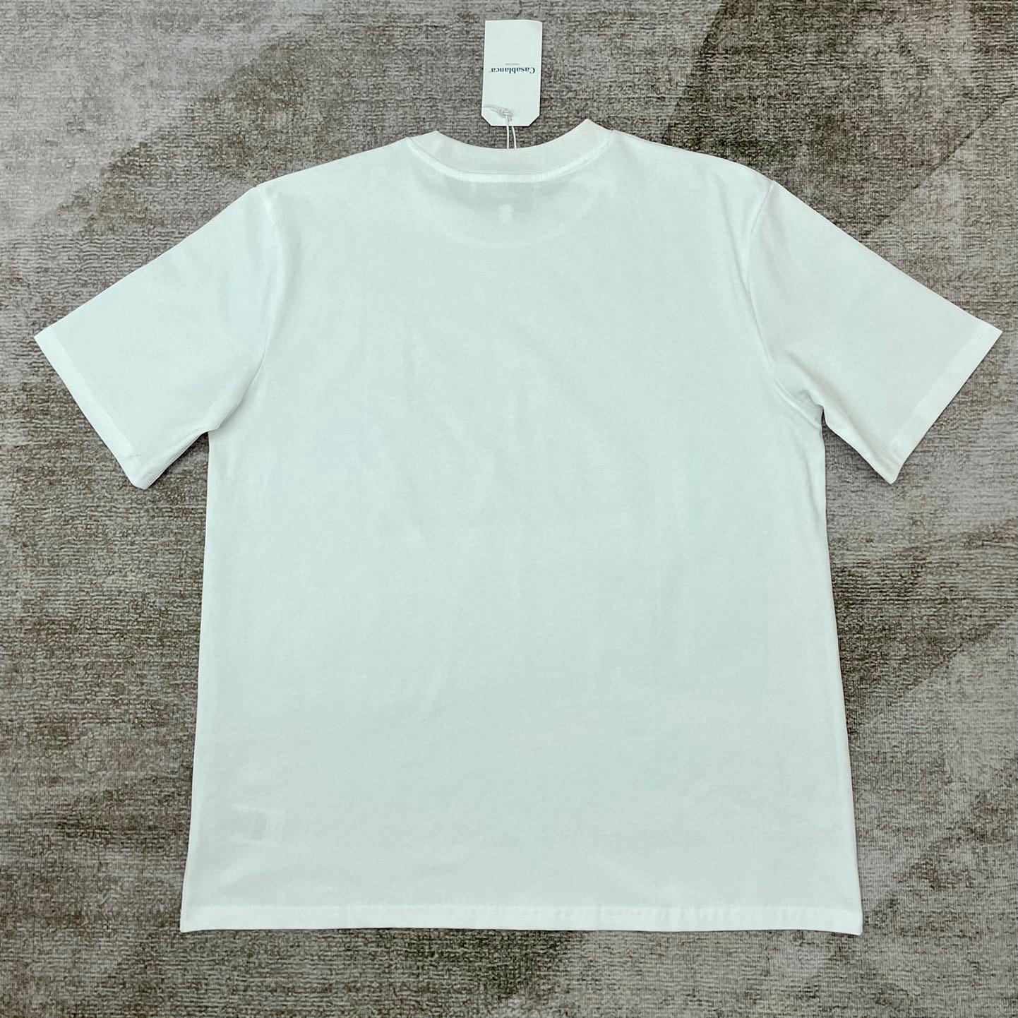 Casablanca White Alebrije Armadillo T-Shirt   c735 - DopestKickz