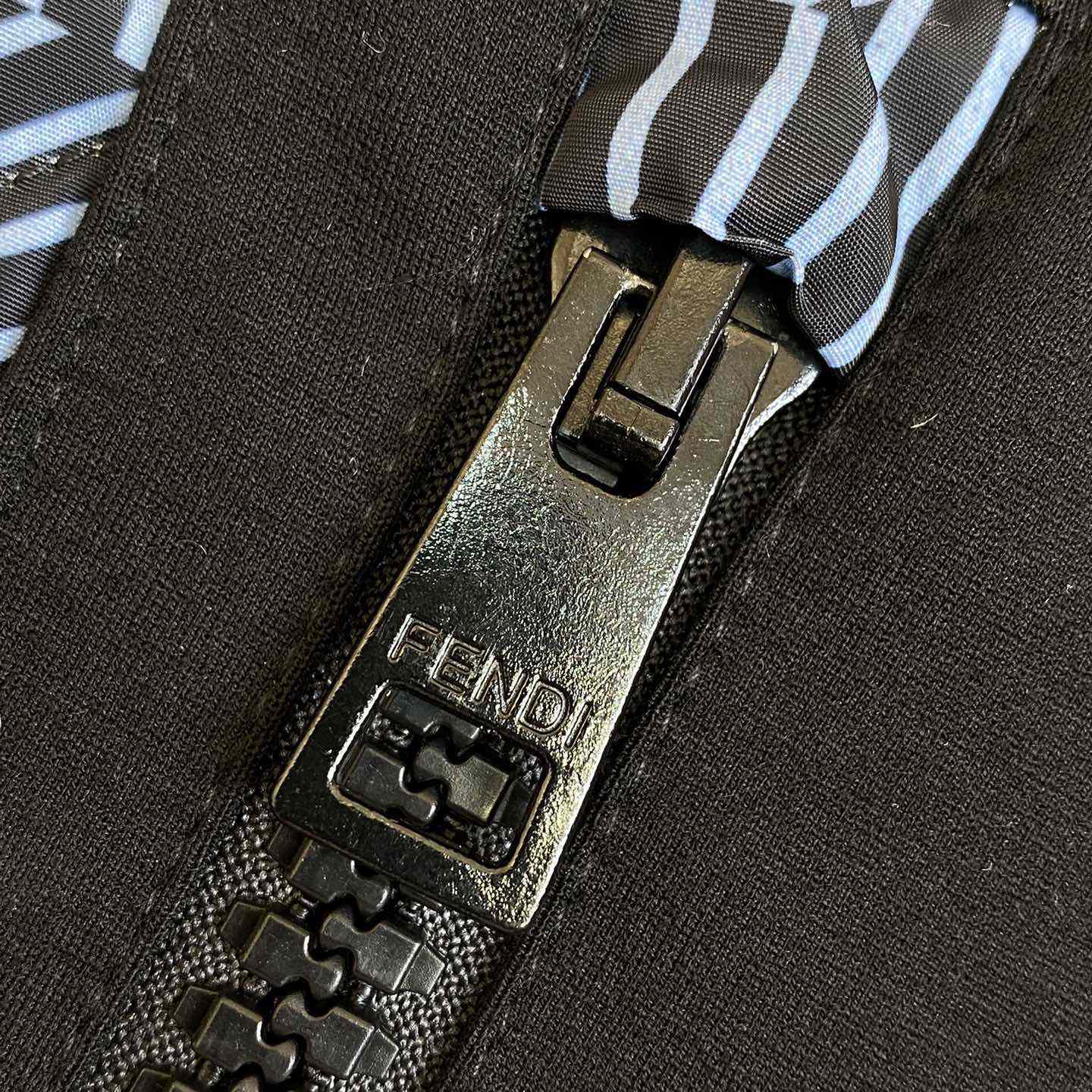Fendi Shadow-print Panelled Down Jacket - DopestKickz