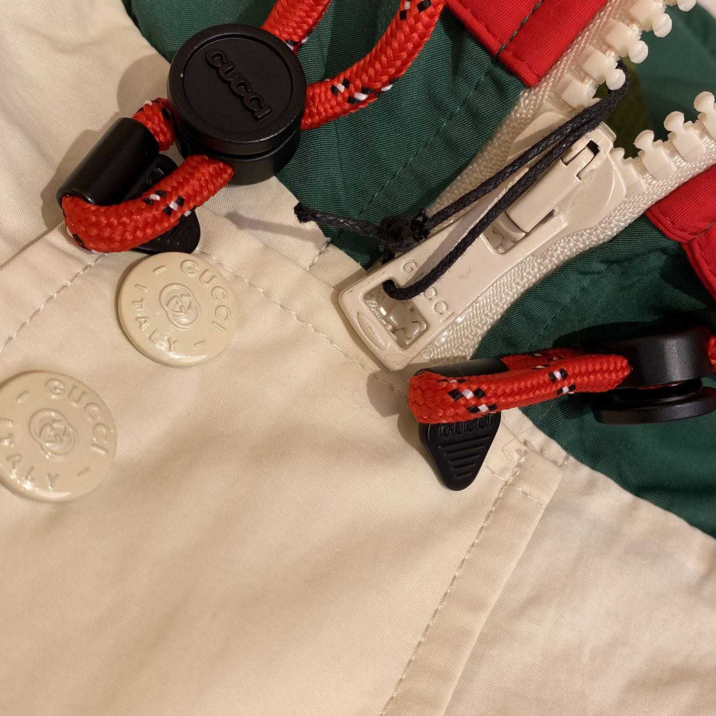 Gucci Cotton Nylon Jacket With Patch - DopestKickz