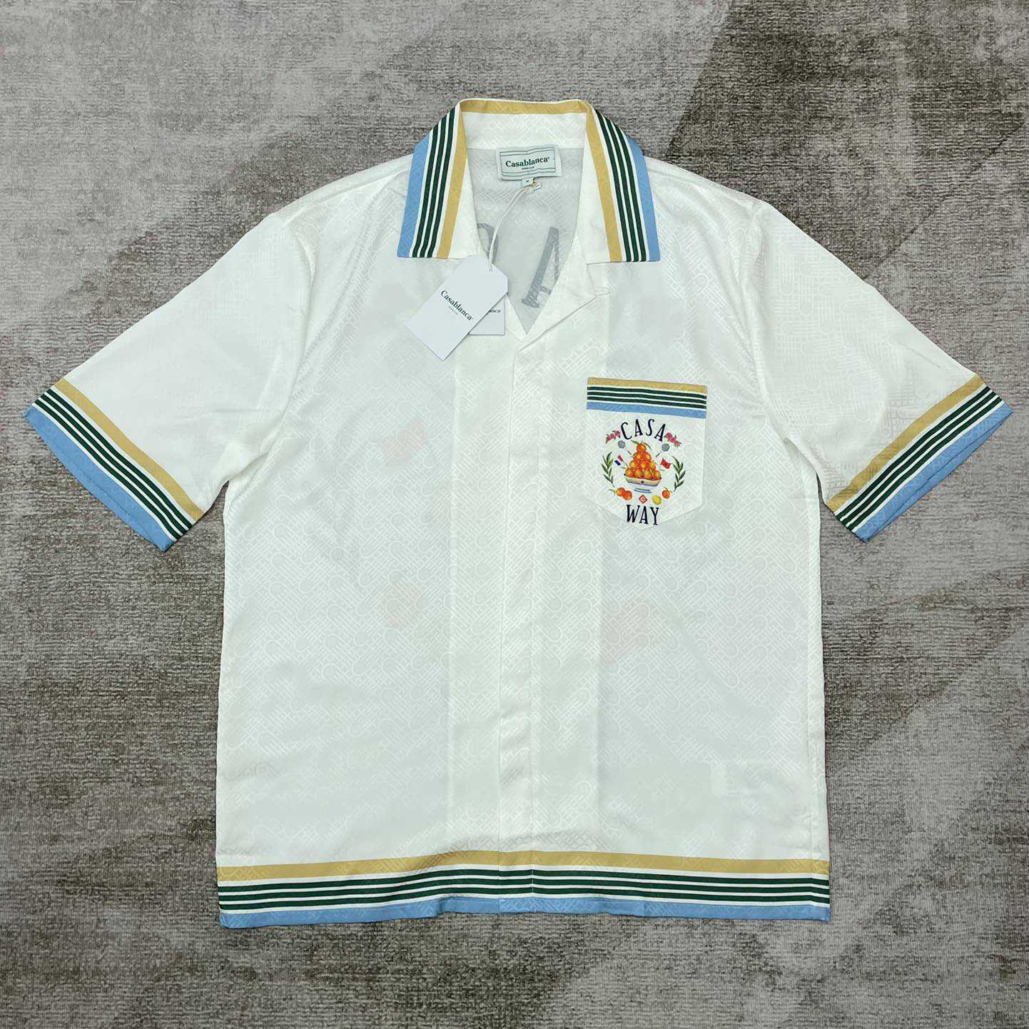 Casablanca Casa Way Monogram Shirt   CA3478 - DopestKickz