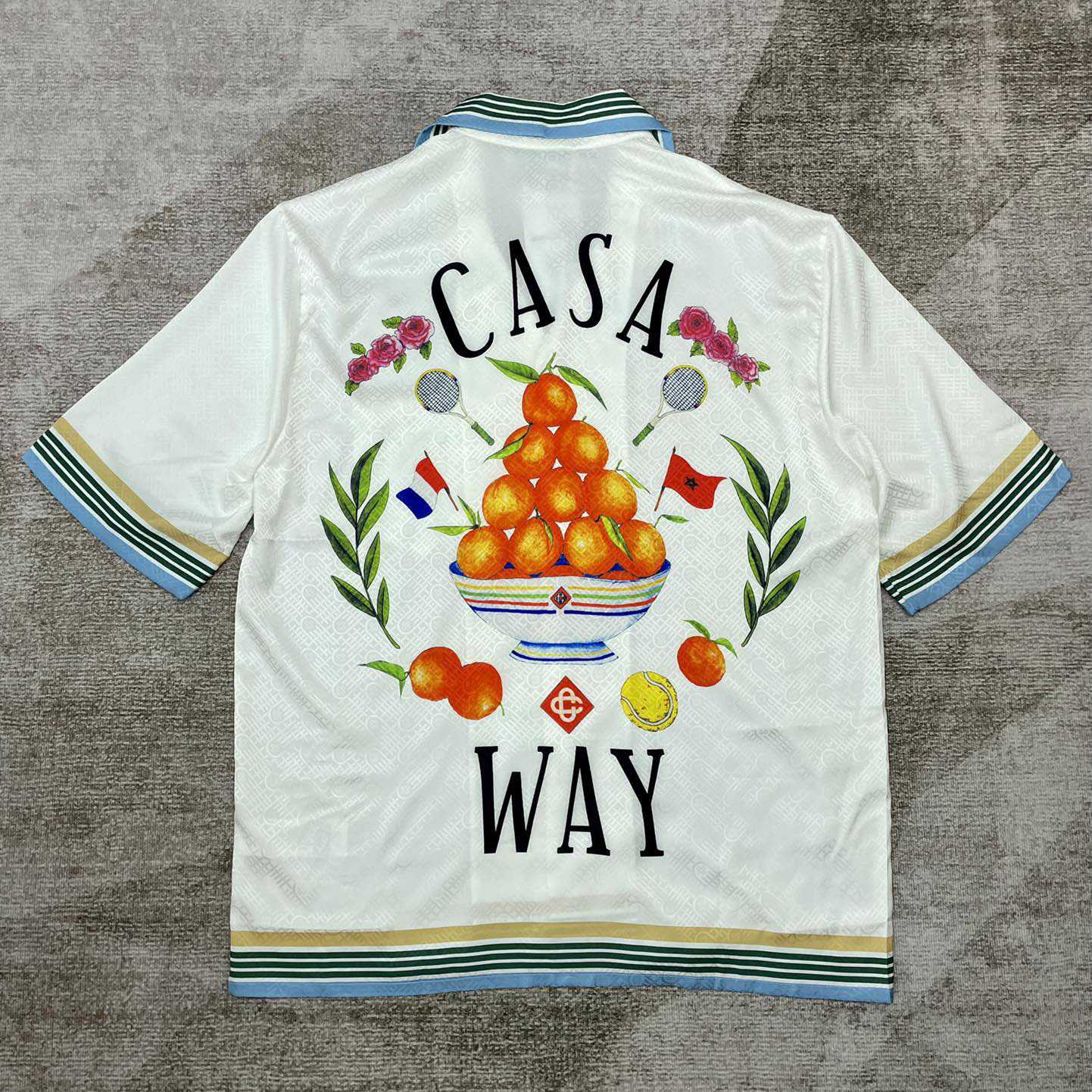 Casablanca Casa Way Monogram Shirt   CA3478 - DopestKickz