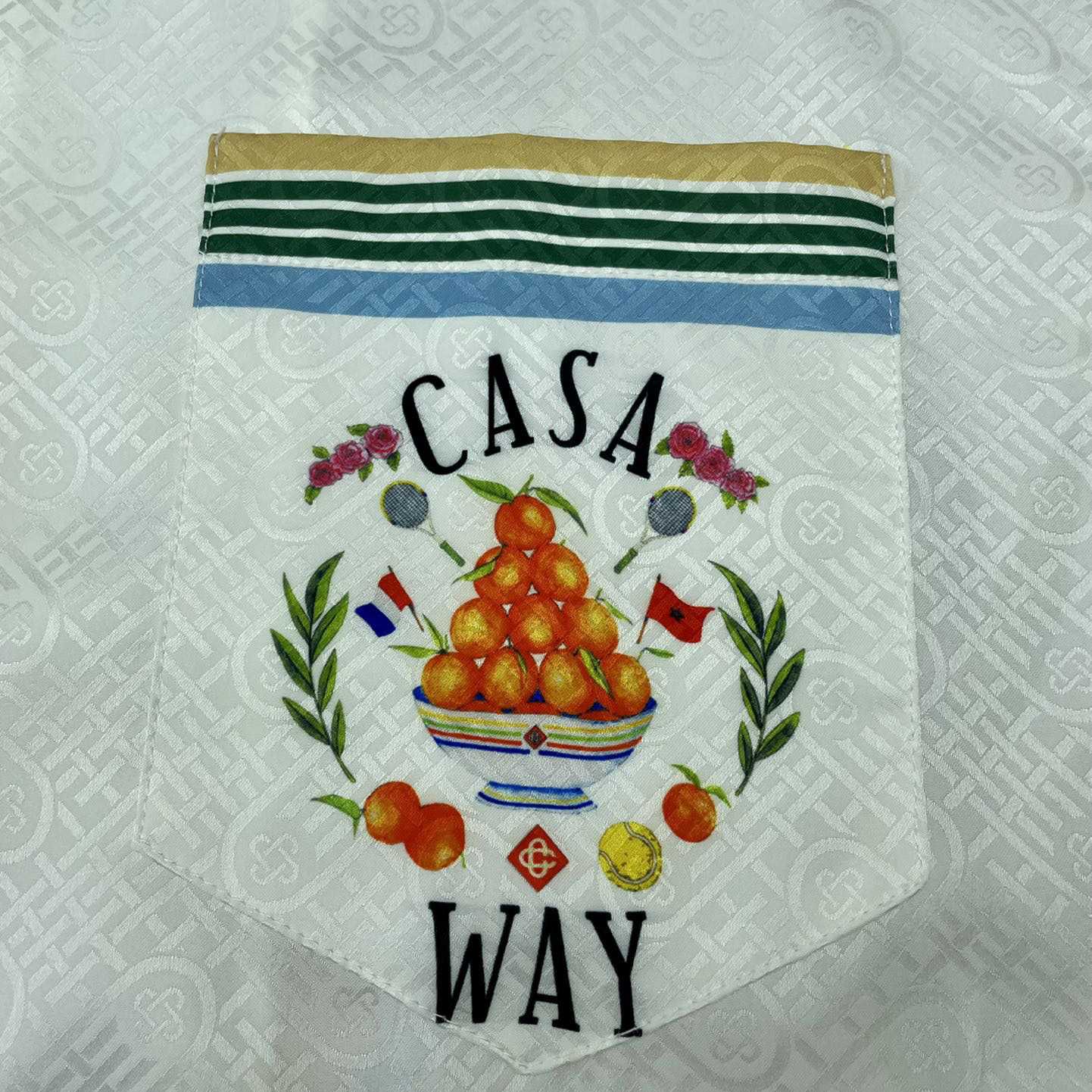 Casablanca Casa Way Monogram Shirt   CA3478 - DopestKickz
