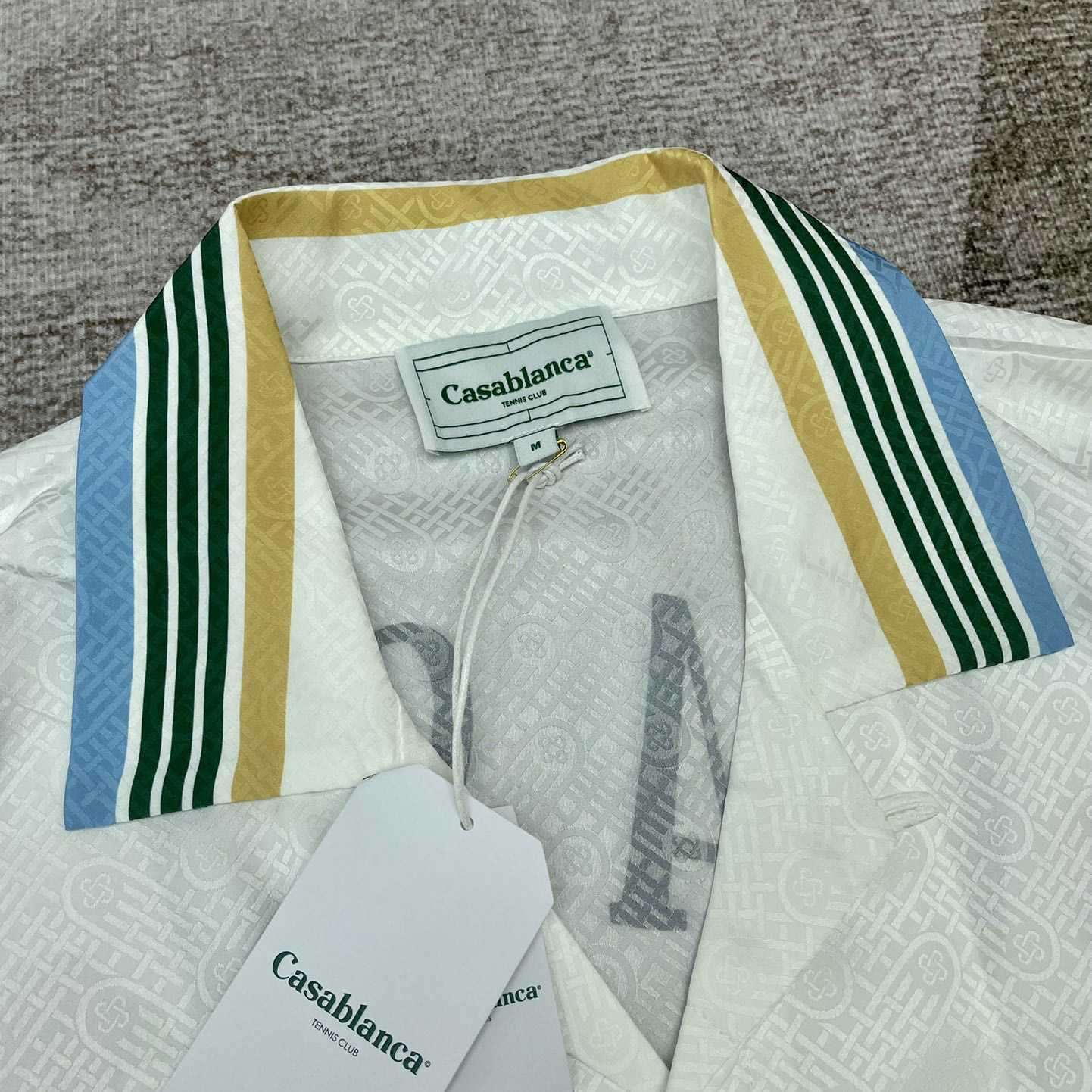 Casablanca Casa Way Monogram Shirt   CA3478 - DopestKickz