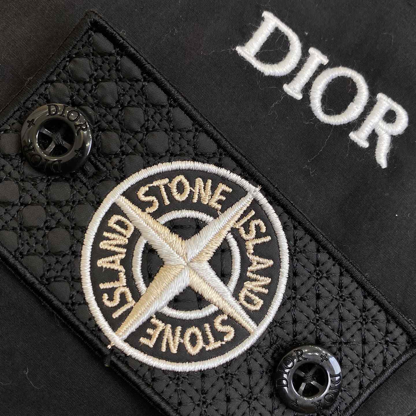 Dior And Stone Island Bomber Jacket - DopestKickz