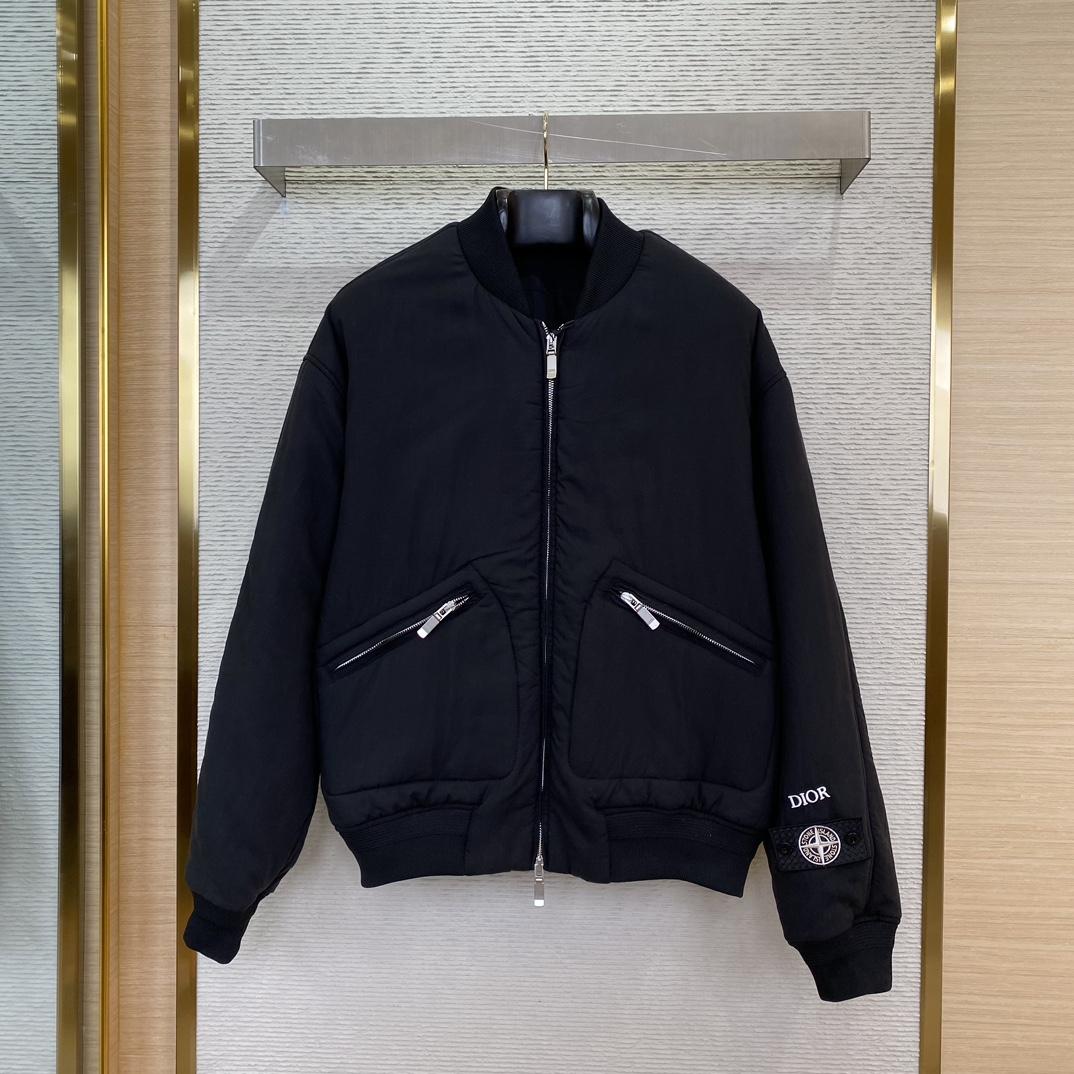 Dior And Stone Island Bomber Jacket - DopestKickz