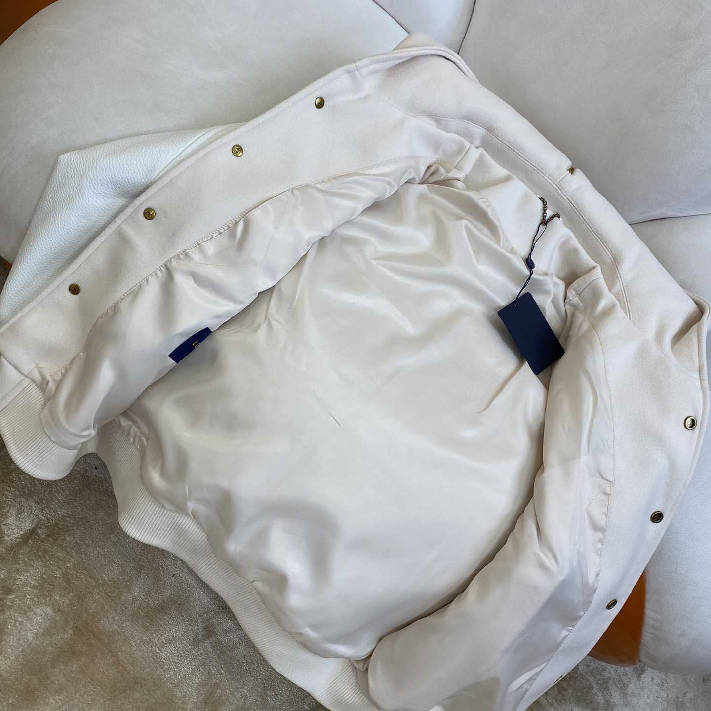 Louis Vuitton Calfskin Sailor Varsity Jacket  1AFQM6 - DopestKickz