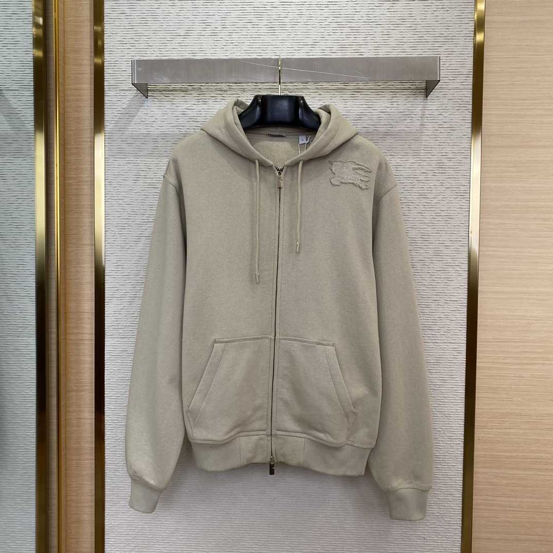 Burberry Cotton Blend Zip Hoodie - DopestKickz