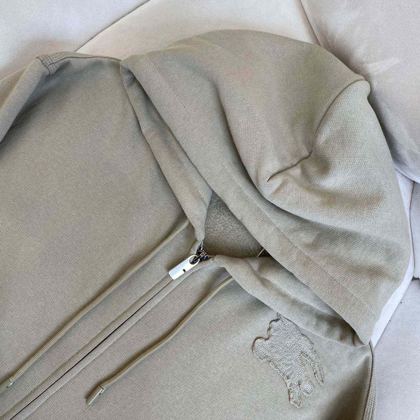 Burberry Cotton Blend Zip Hoodie - DopestKickz