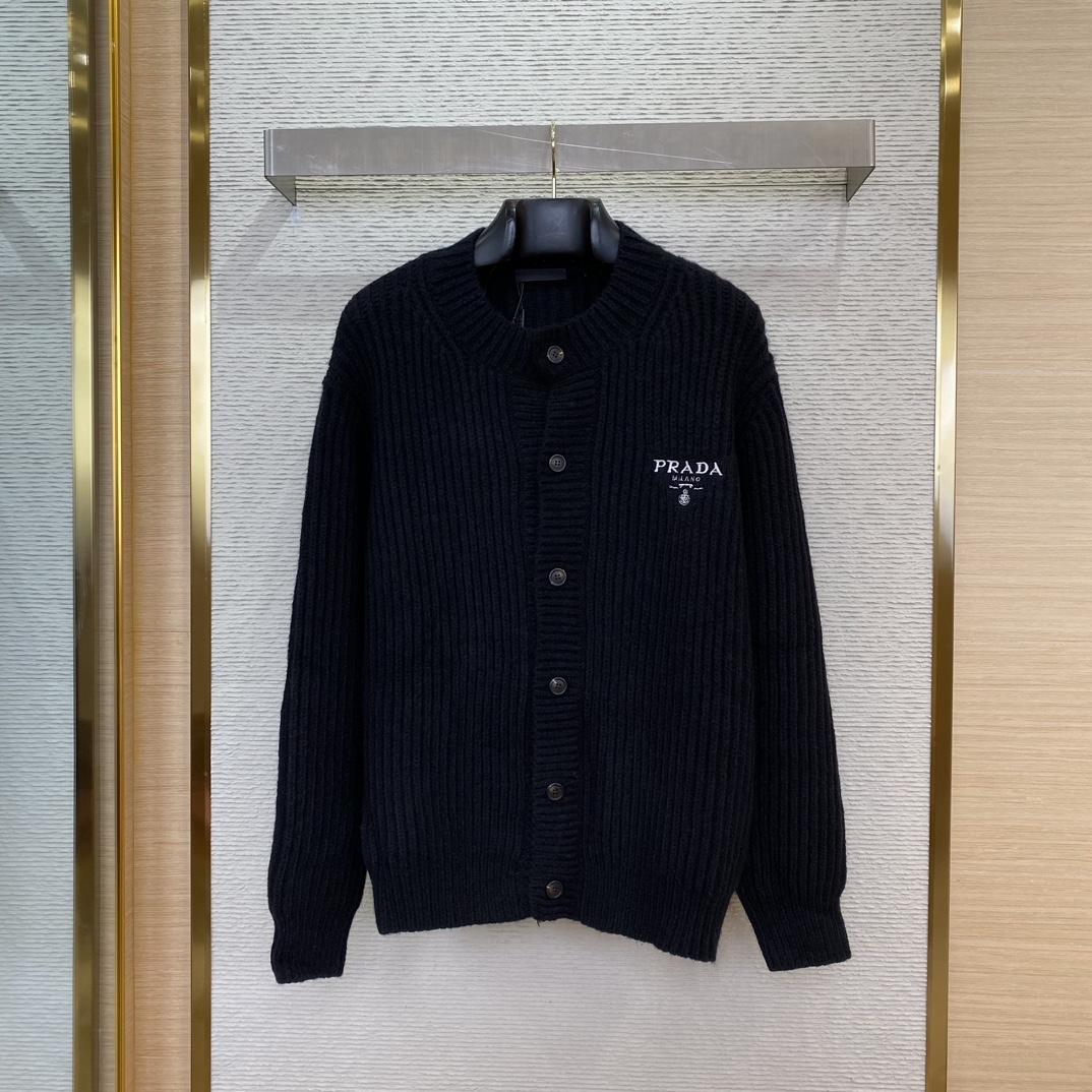 Prada Knitted Cardigan - DopestKickz