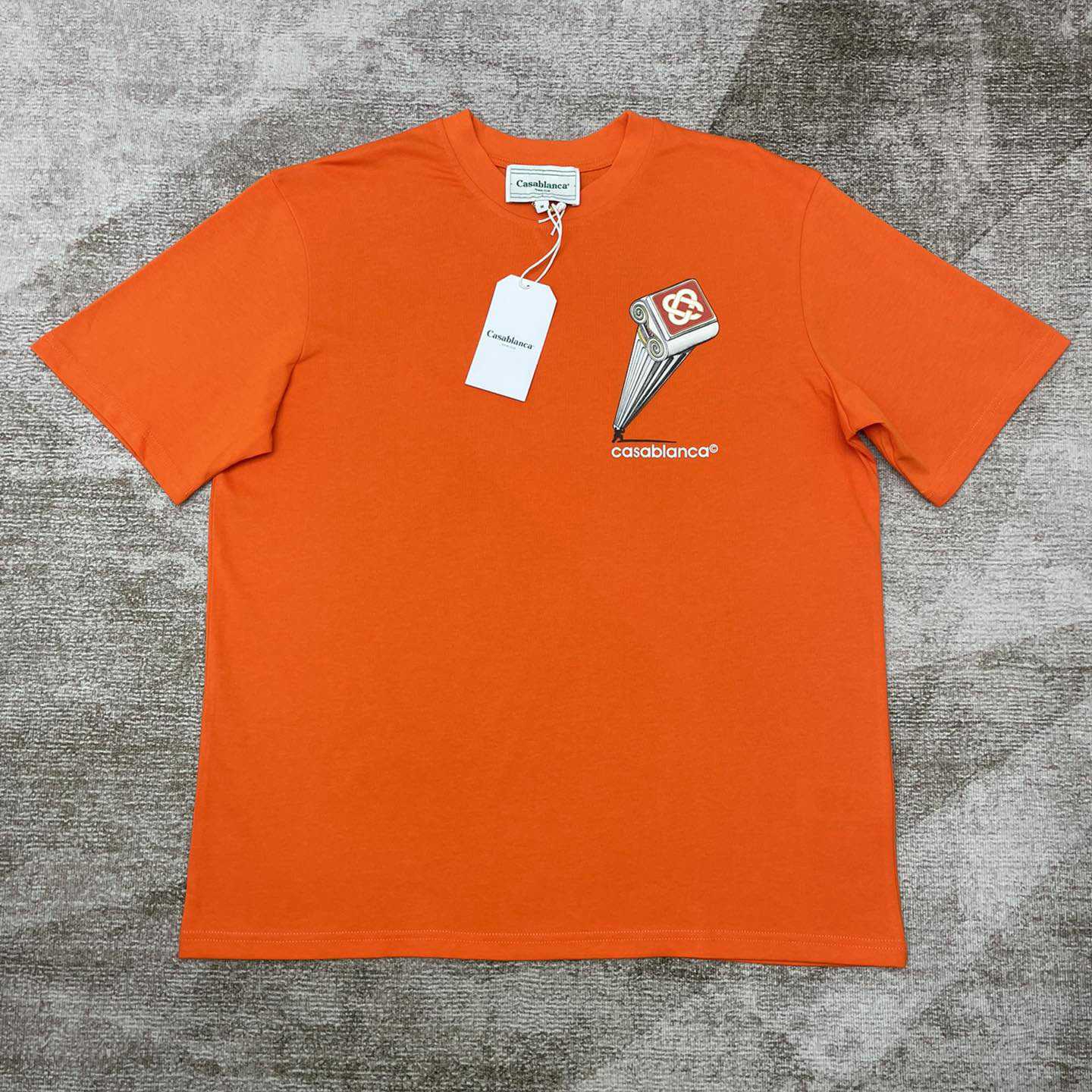 Casablanca Leaning Column T-Shirt   C907 - DopestKickz