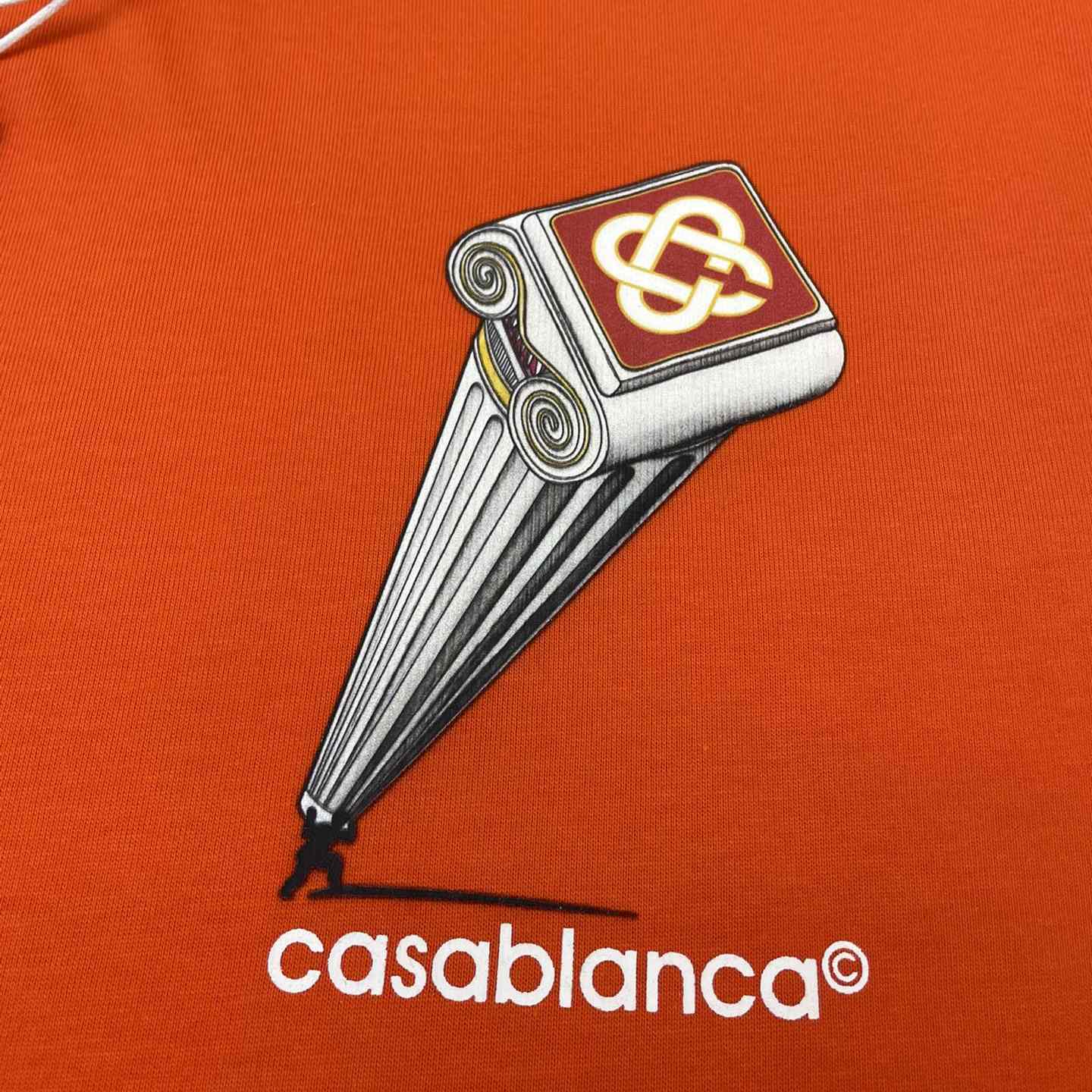 Casablanca Leaning Column T-Shirt   C907 - DopestKickz