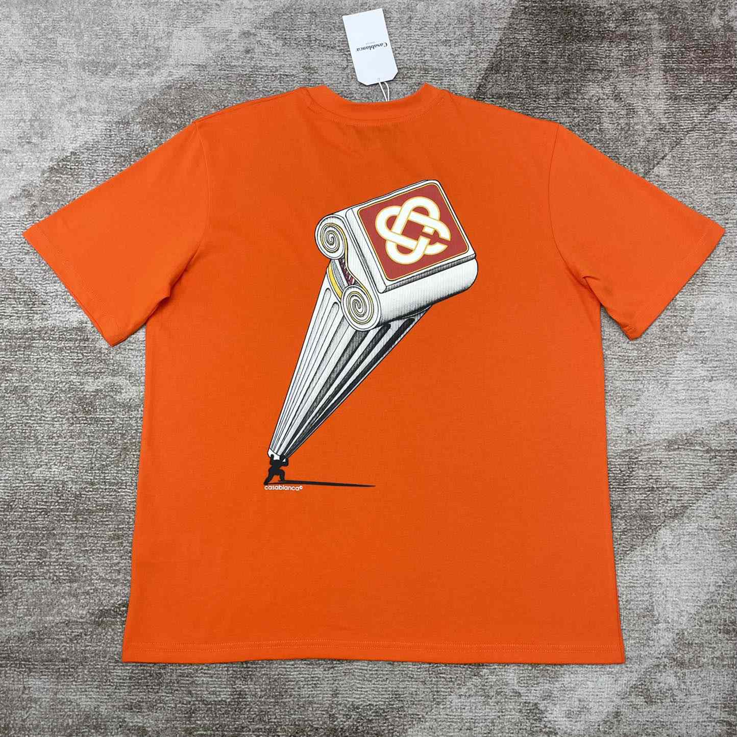 Casablanca Leaning Column T-Shirt   C907 - DopestKickz