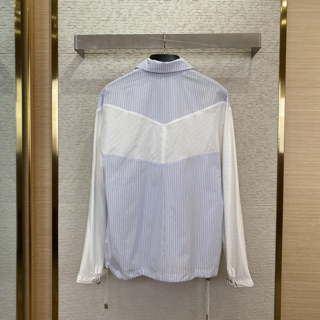 Christian Dior Couture Two-Material Zipped Shirt - DopestKickz