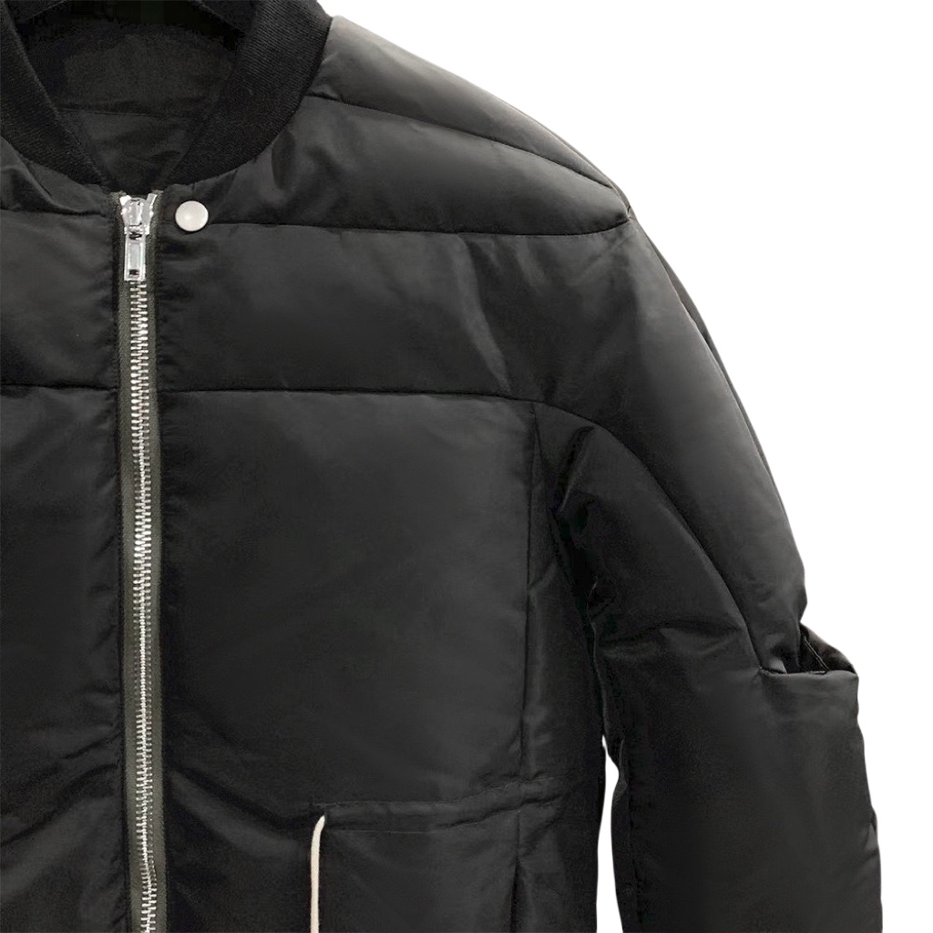 Rick Owens Drawstring Waist Bomber Jacket - DopestKickz