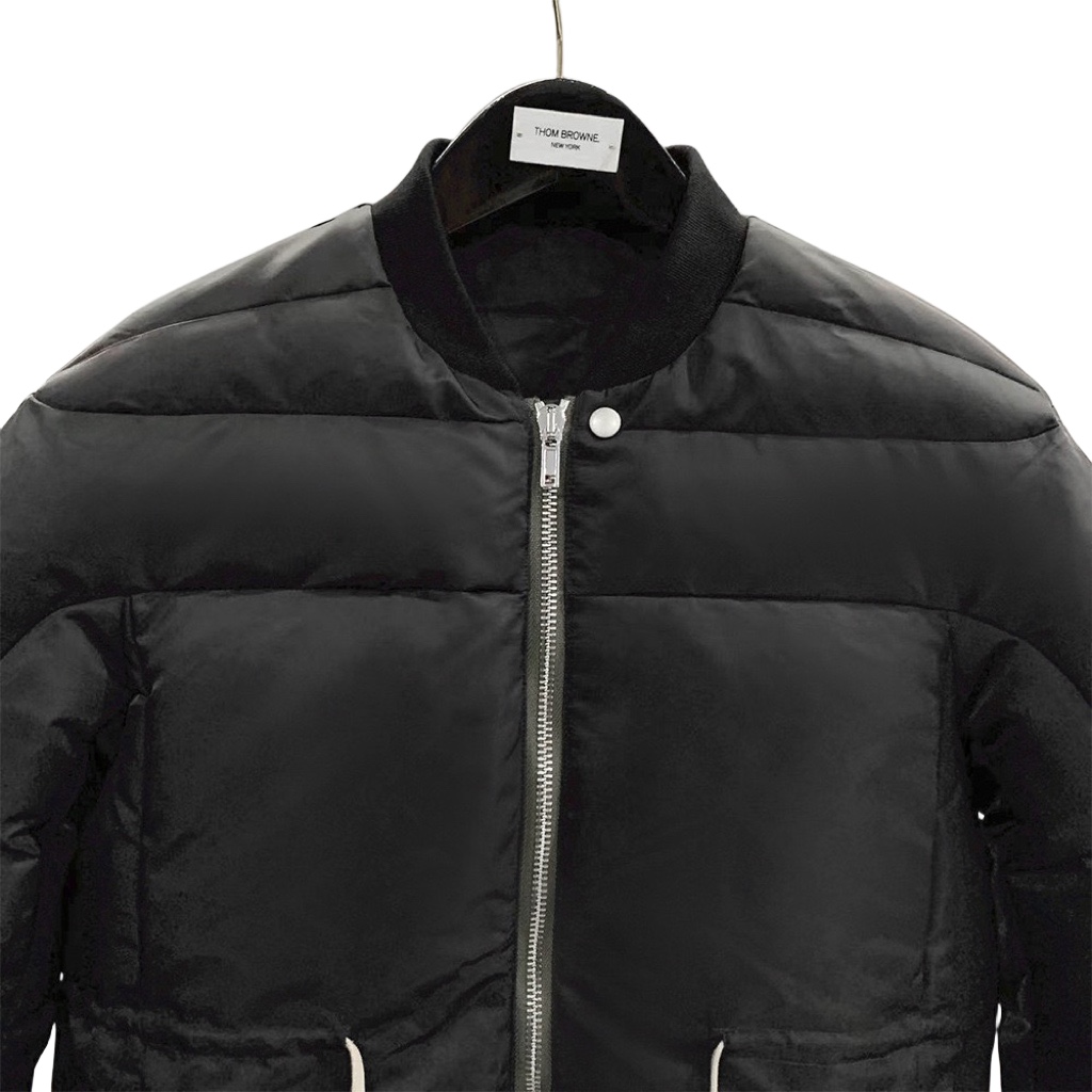 Rick Owens Drawstring Waist Bomber Jacket - DopestKickz