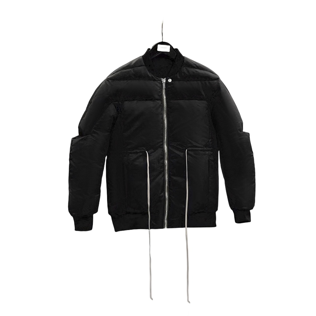 Rick Owens Drawstring Waist Bomber Jacket - DopestKickz