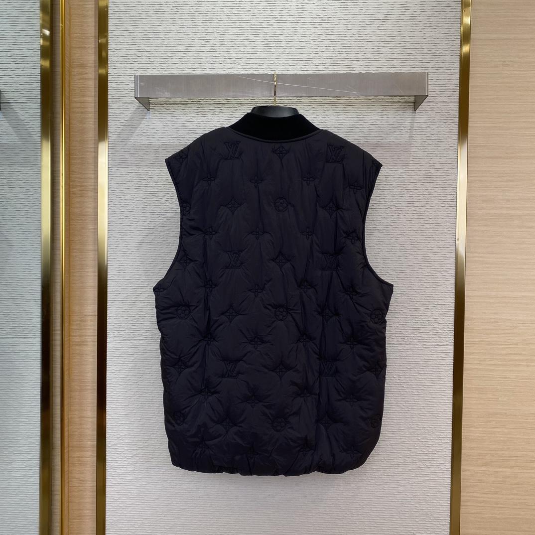 Louis Vuitton Monogram Quilted Gilet    - DopestKickz