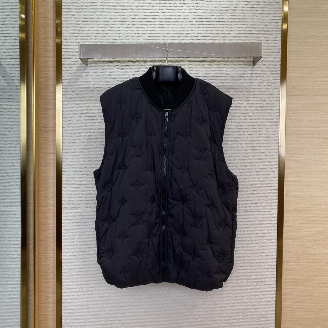 Louis Vuitton Monogram Quilted Gilet    - DopestKickz