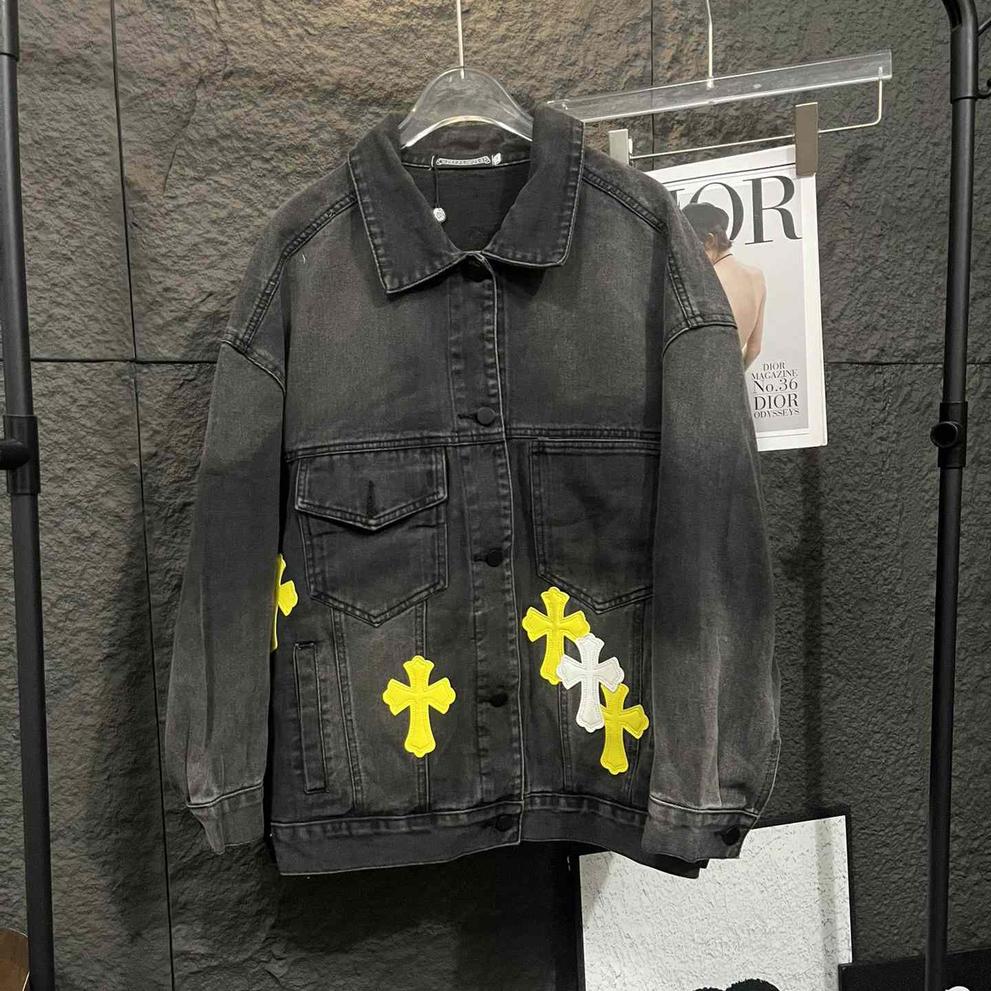 Chrome Hearts Denim Jacket - DopestKickz