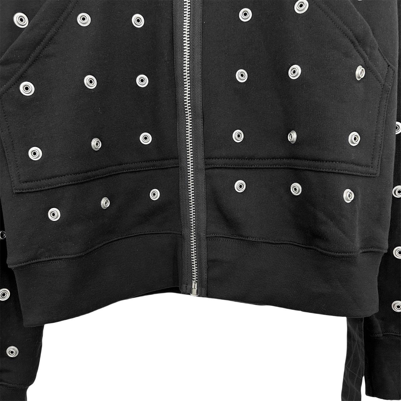 Rick Owens DRKSHDW Stud-detailing Zipped Hoodie - DopestKickz