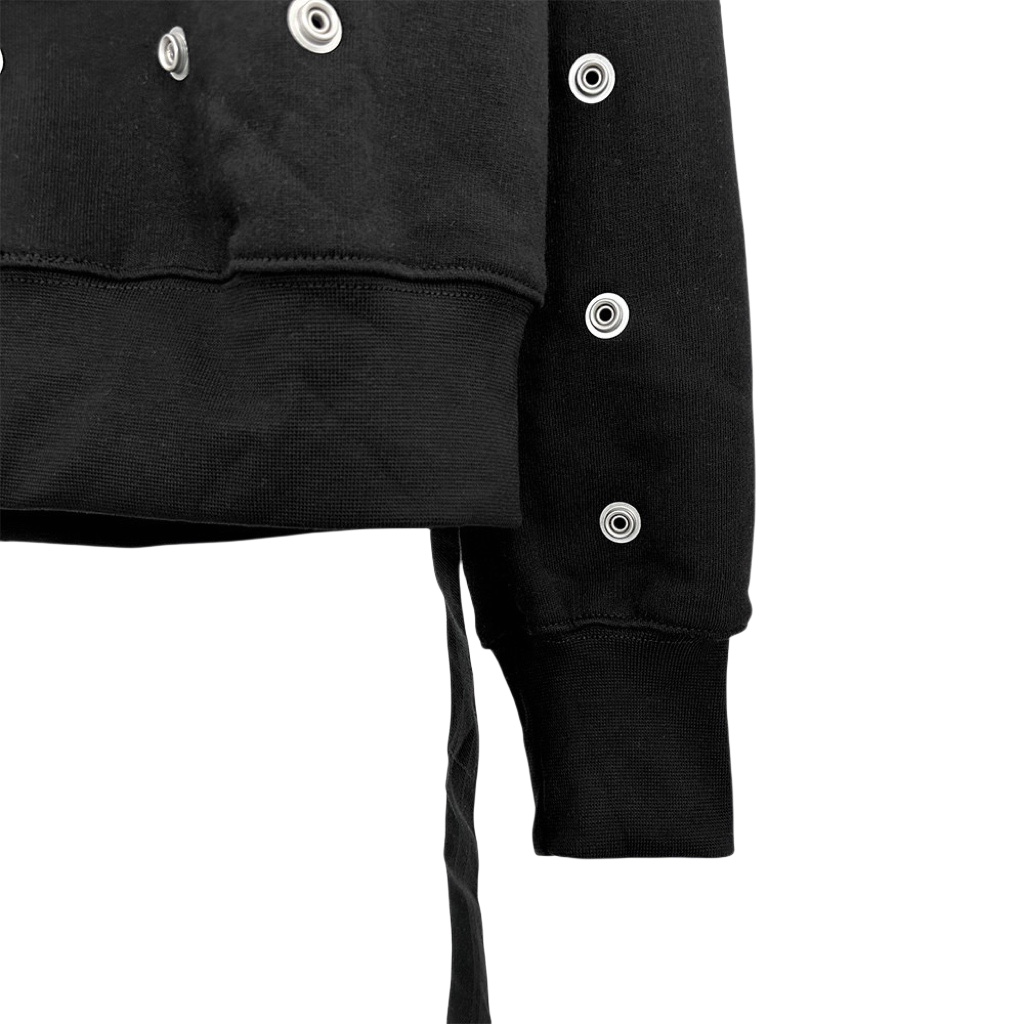 Rick Owens DRKSHDW Stud-detailing Zipped Hoodie - DopestKickz