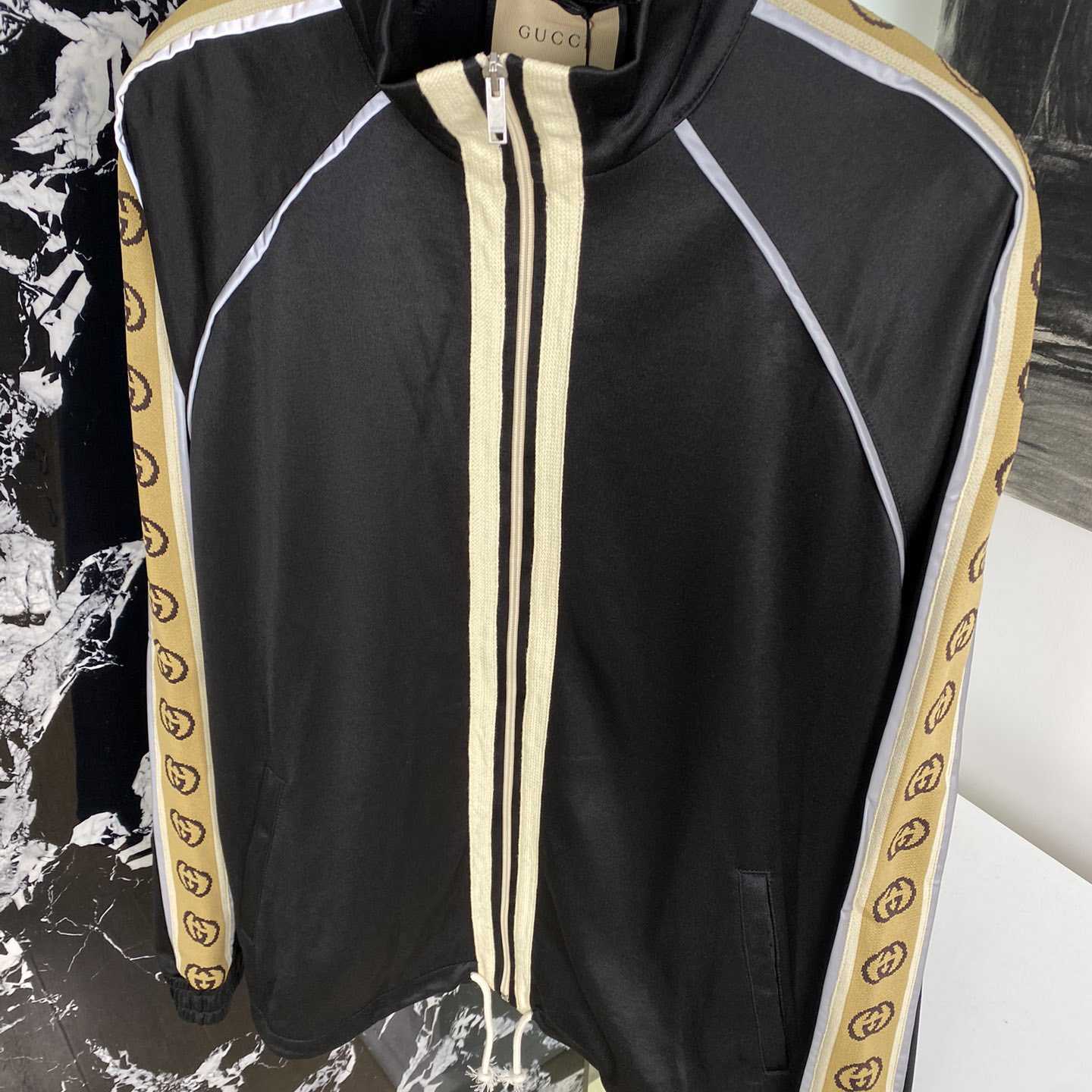 Gucci Oversize Technical Jersey Jacket - DopestKickz