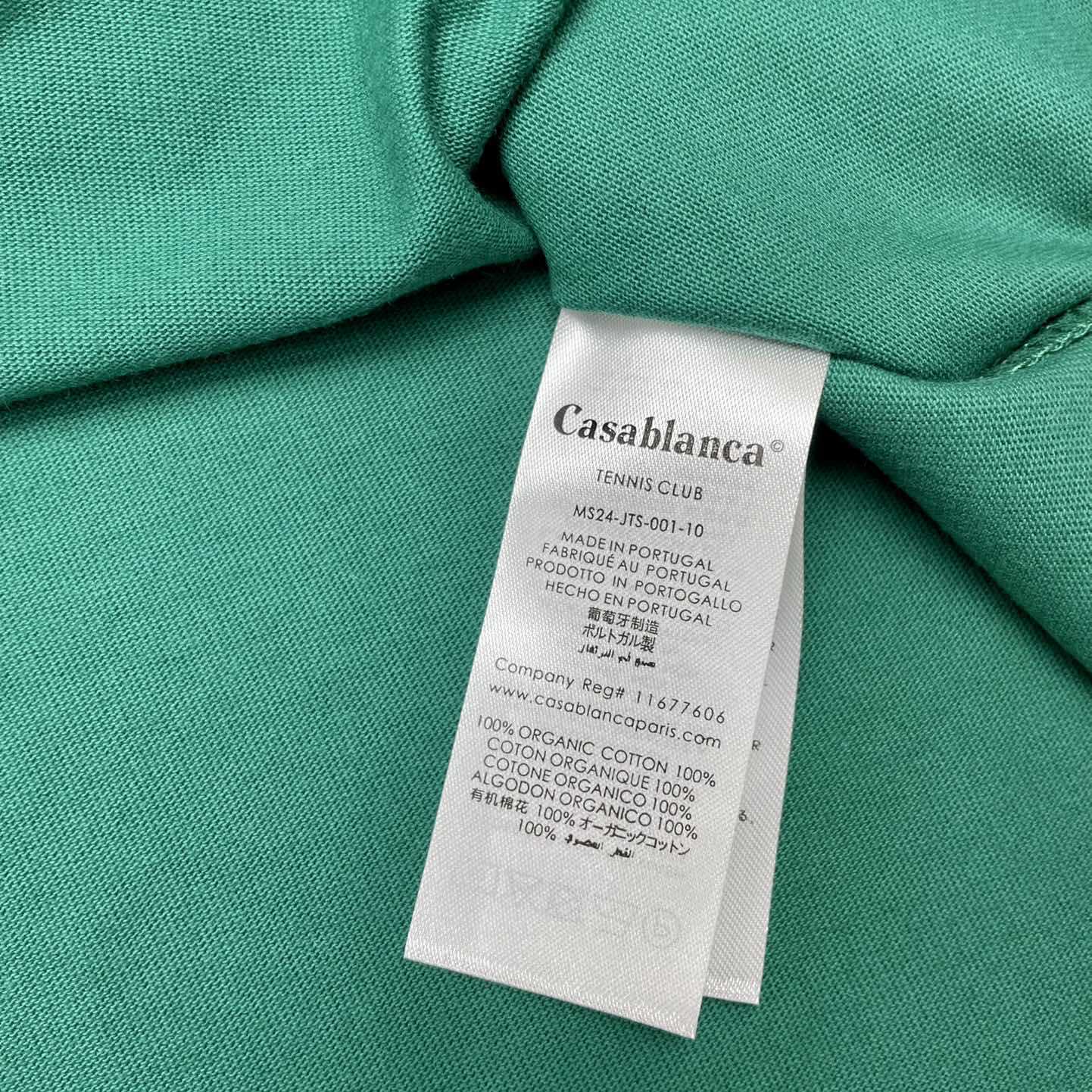 Casablanca Cotton T-Shirt   C909 - DopestKickz