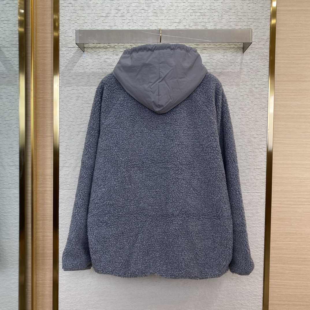 Fendi Logo-appliqué Fleece Jacket - DopestKickz