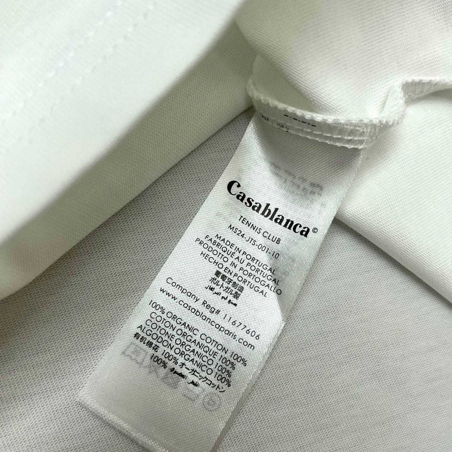 Casablanca White 'Casablanca Avenida' T-Shirt   C889 - DopestKickz