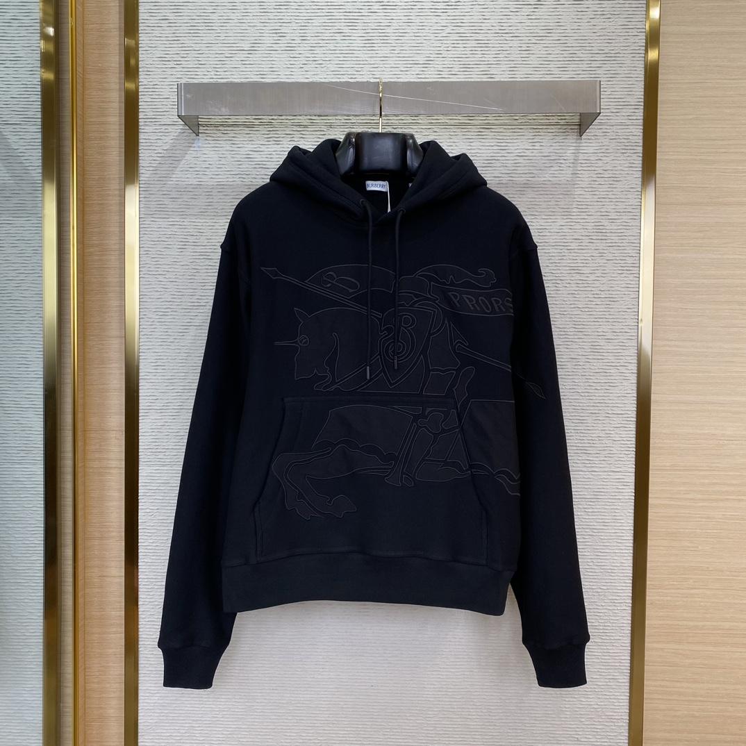 Burberry EKD Cotton Blend Hoodie - DopestKickz