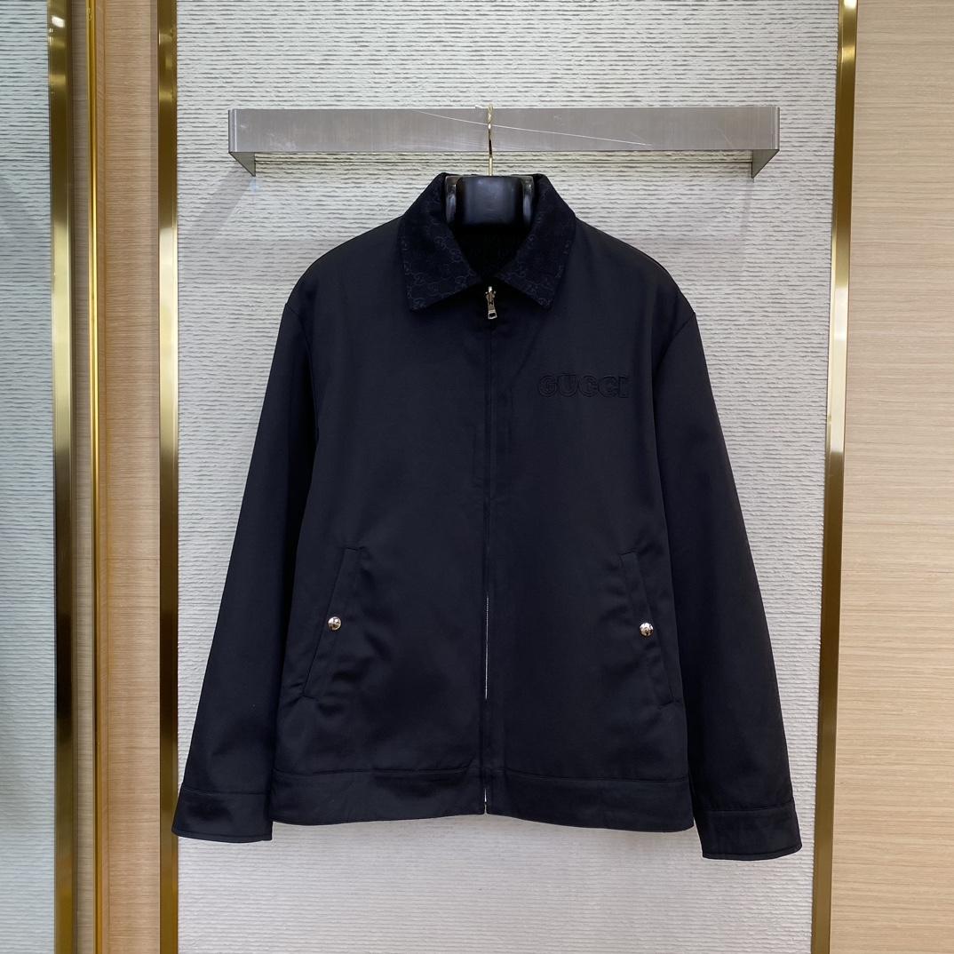 Gucci Reversible Nylon And GG Canvas Jacket - DopestKickz