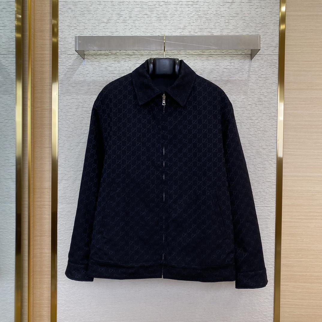 Gucci Reversible Nylon And GG Canvas Jacket - DopestKickz