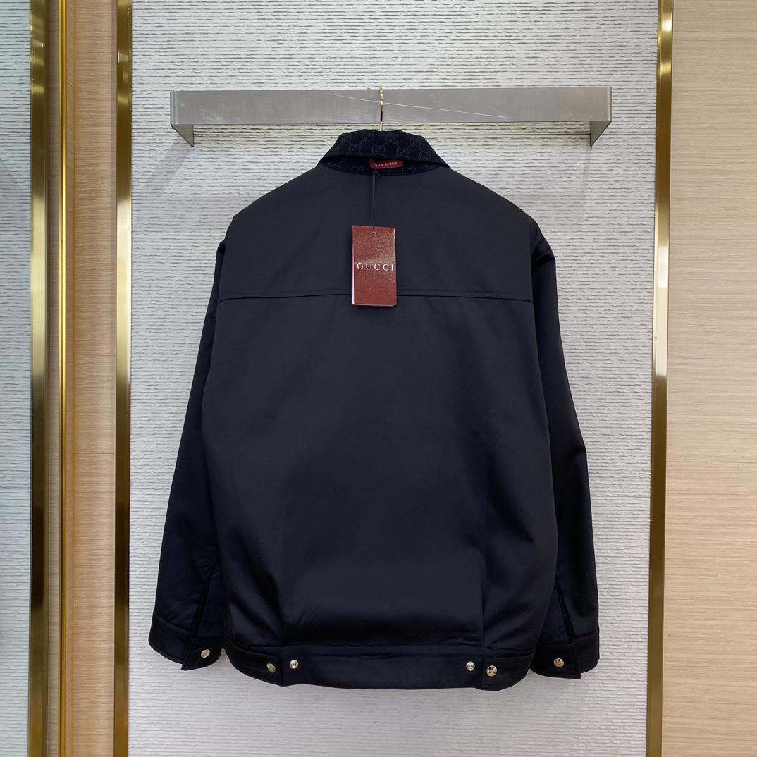 Gucci Reversible Nylon And GG Canvas Jacket - DopestKickz