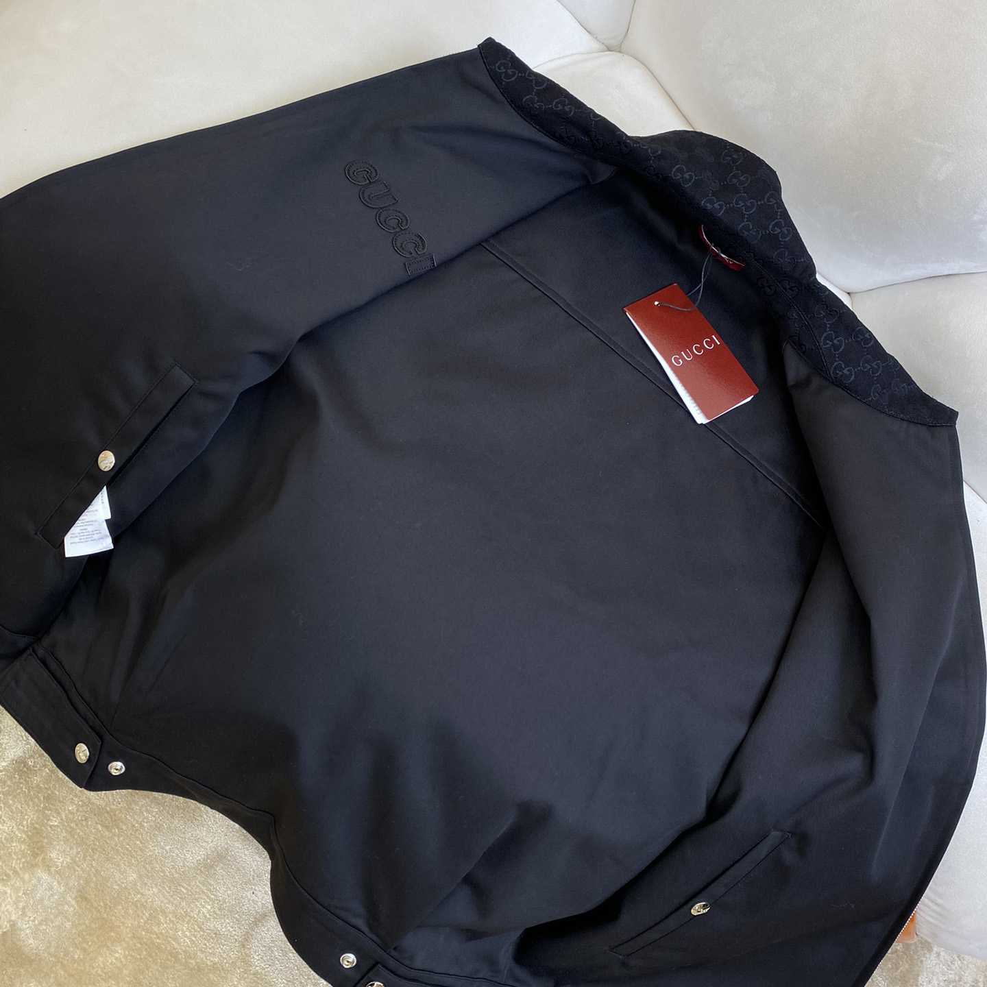 Gucci Reversible Nylon And GG Canvas Jacket - DopestKickz