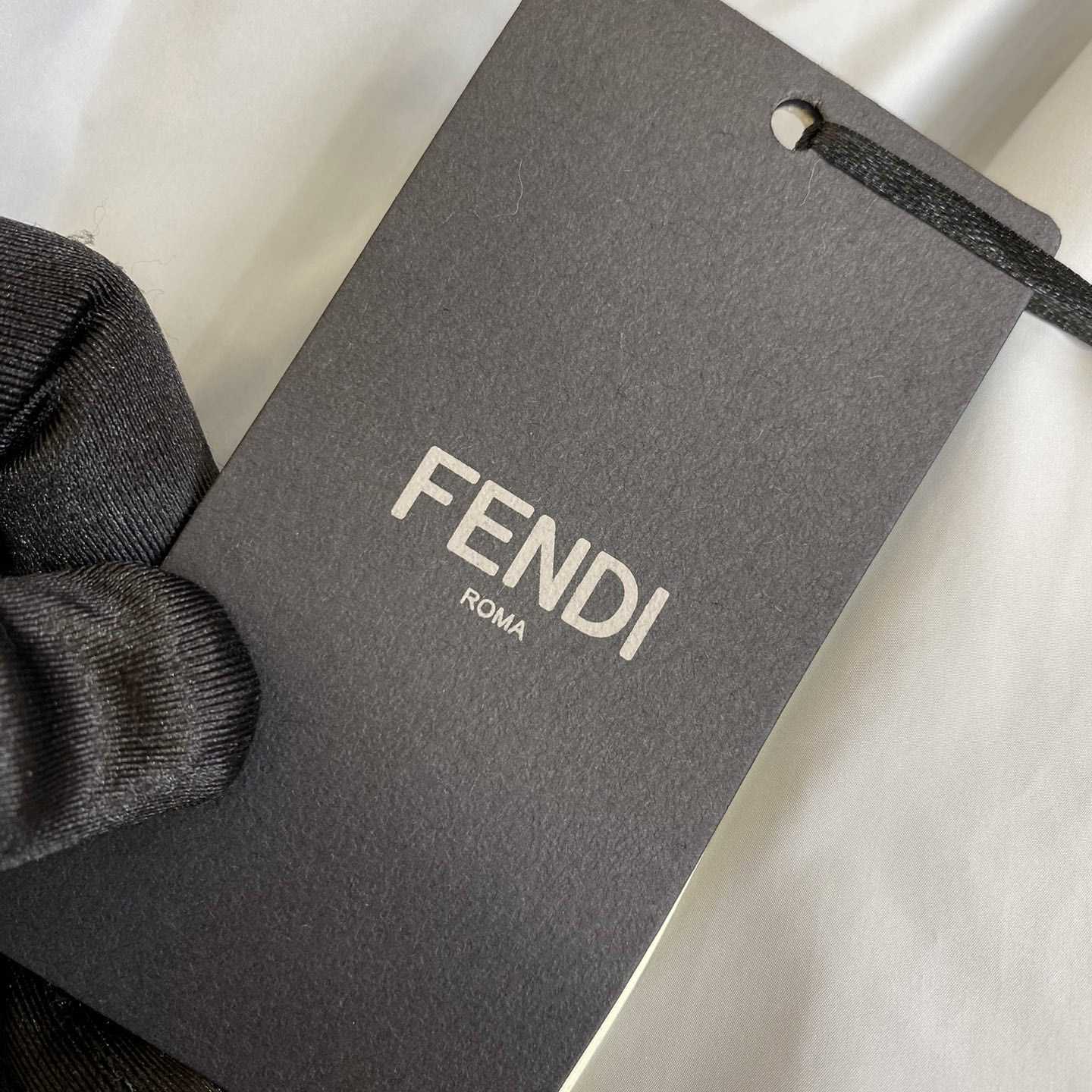 Fendi Windbreaker White Nylon Windbreaker Jacket - DopestKickz