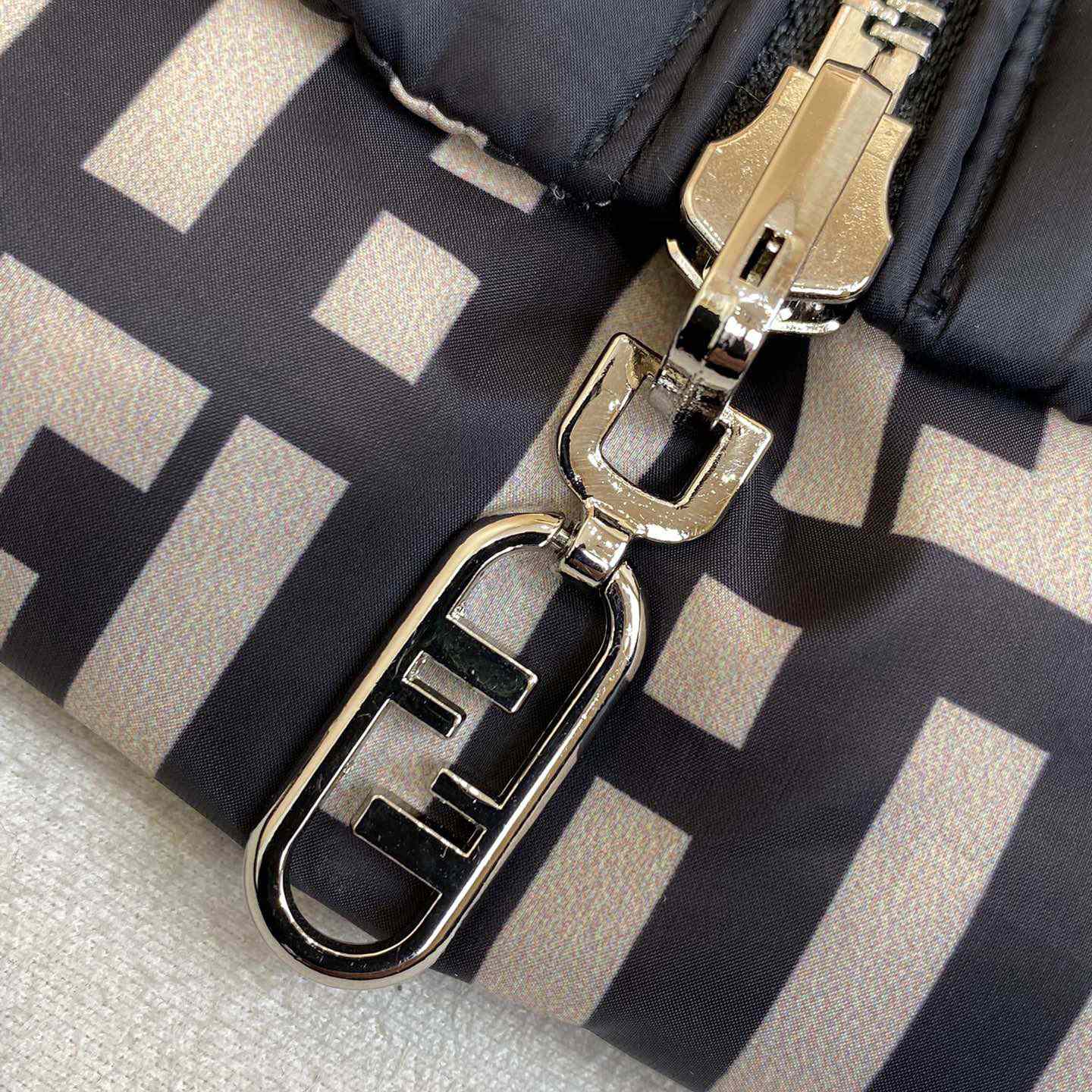 Fendi Logo-patch Reversible Puffer Jacket - DopestKickz