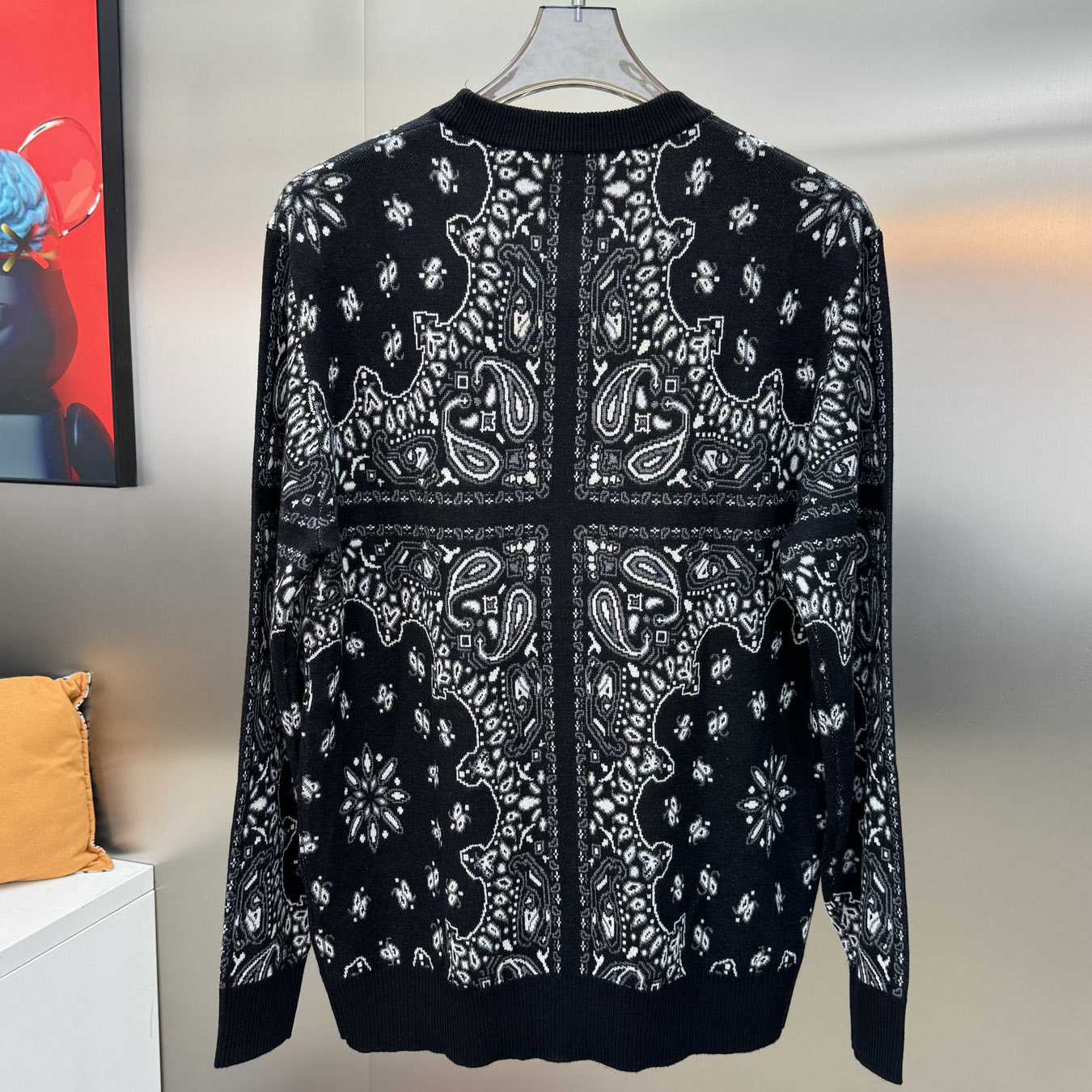 Amiri Bandana Knit Hoodie - DopestKickz