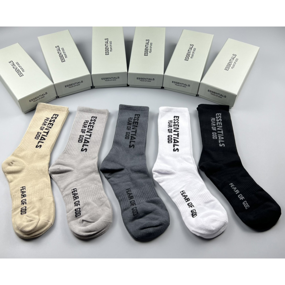 Fear Of God Essential FG Socks /Box - DopestKickz