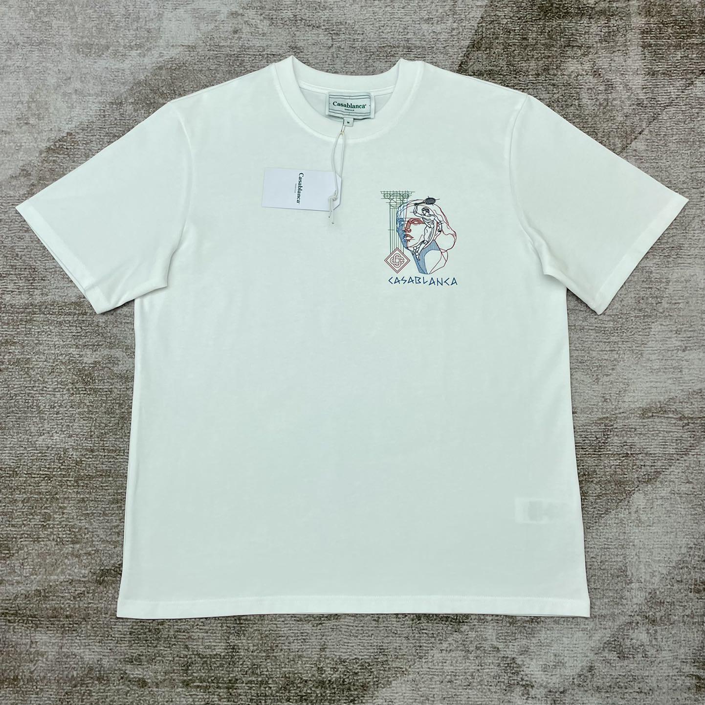Casablanca Tennis Play In Progress T-shirt   C900 - DopestKickz