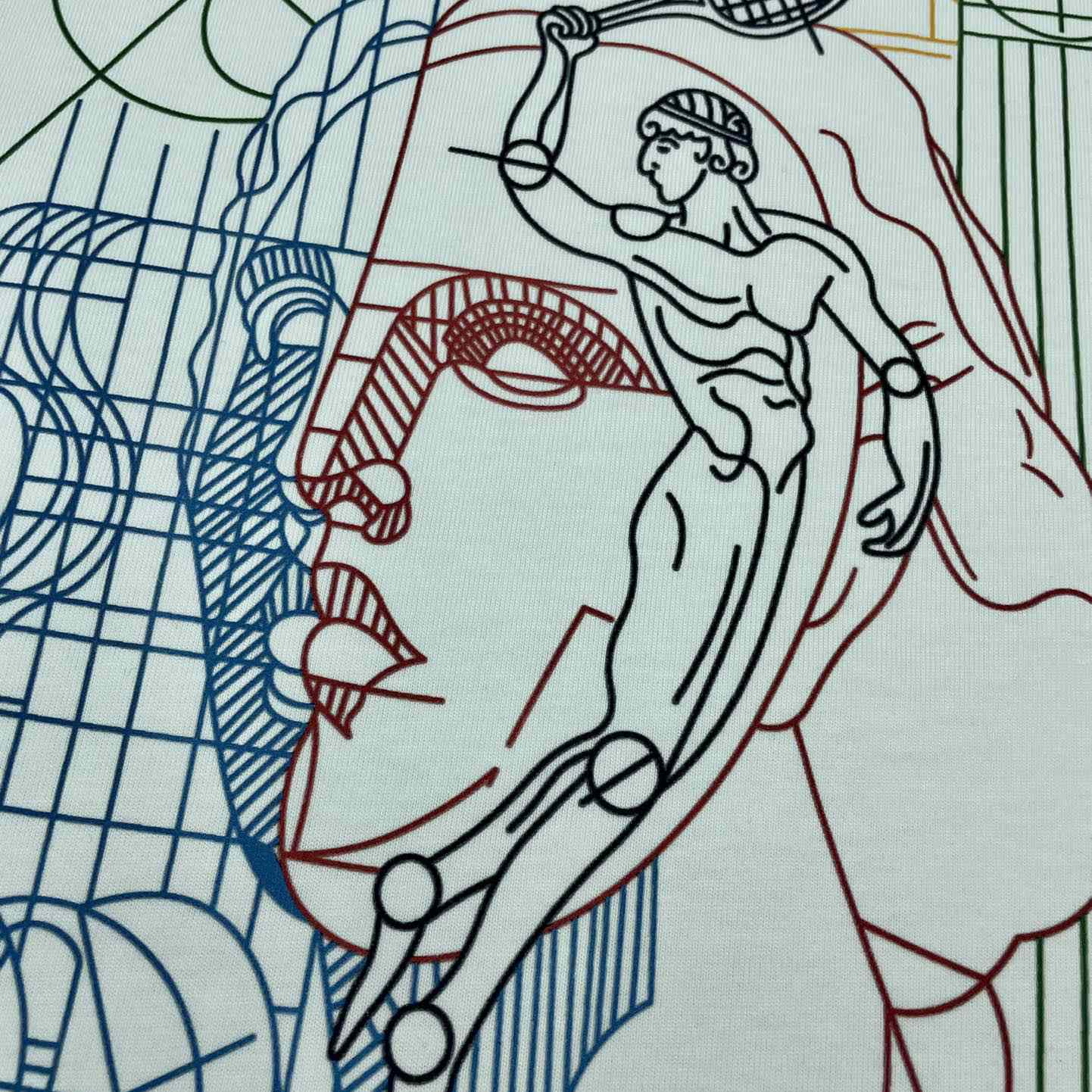 Casablanca Tennis Play In Progress T-shirt   C900 - DopestKickz