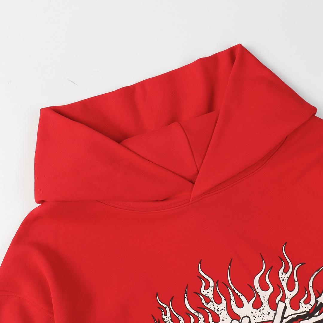 Hellstar Records Red Hoodie - DopestKickz
