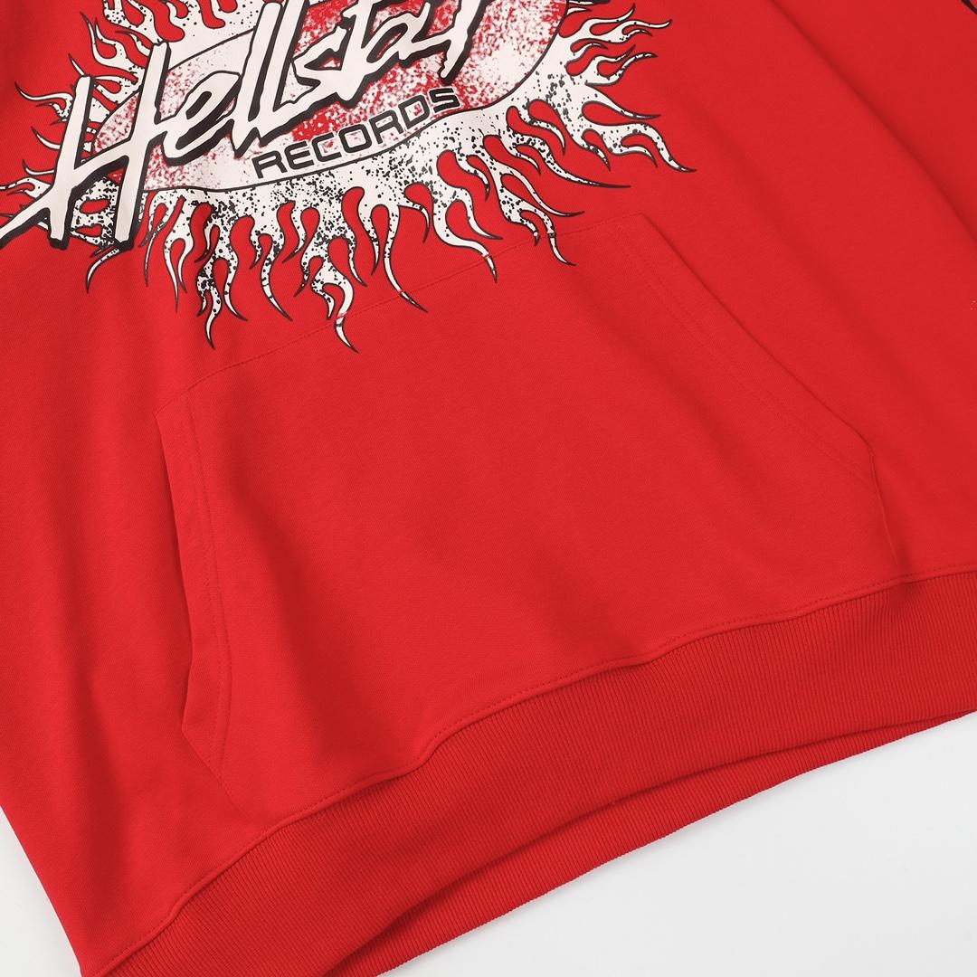 Hellstar Records Red Hoodie - DopestKickz