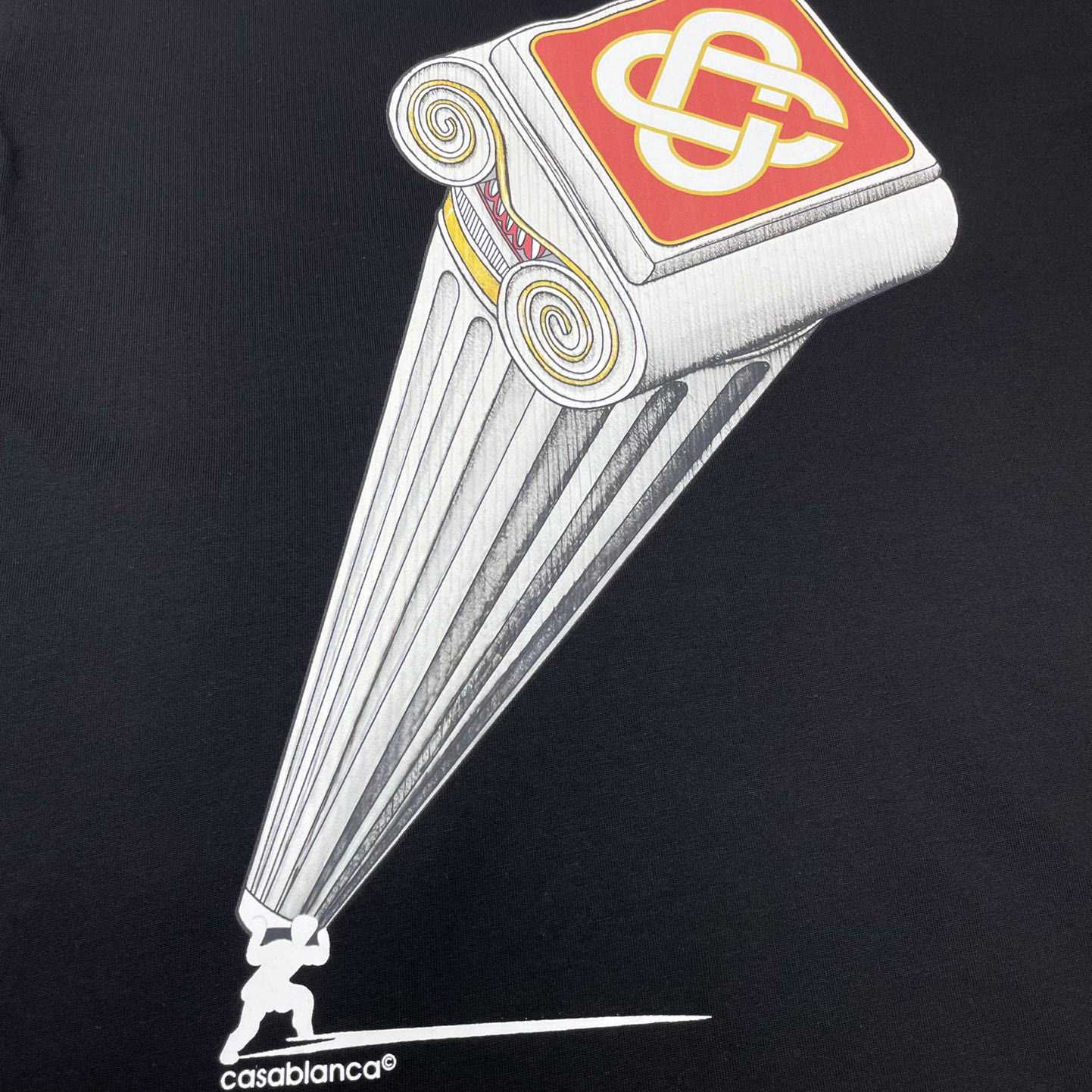 Casablanca Leaning Column T-Shirt   C906 - DopestKickz